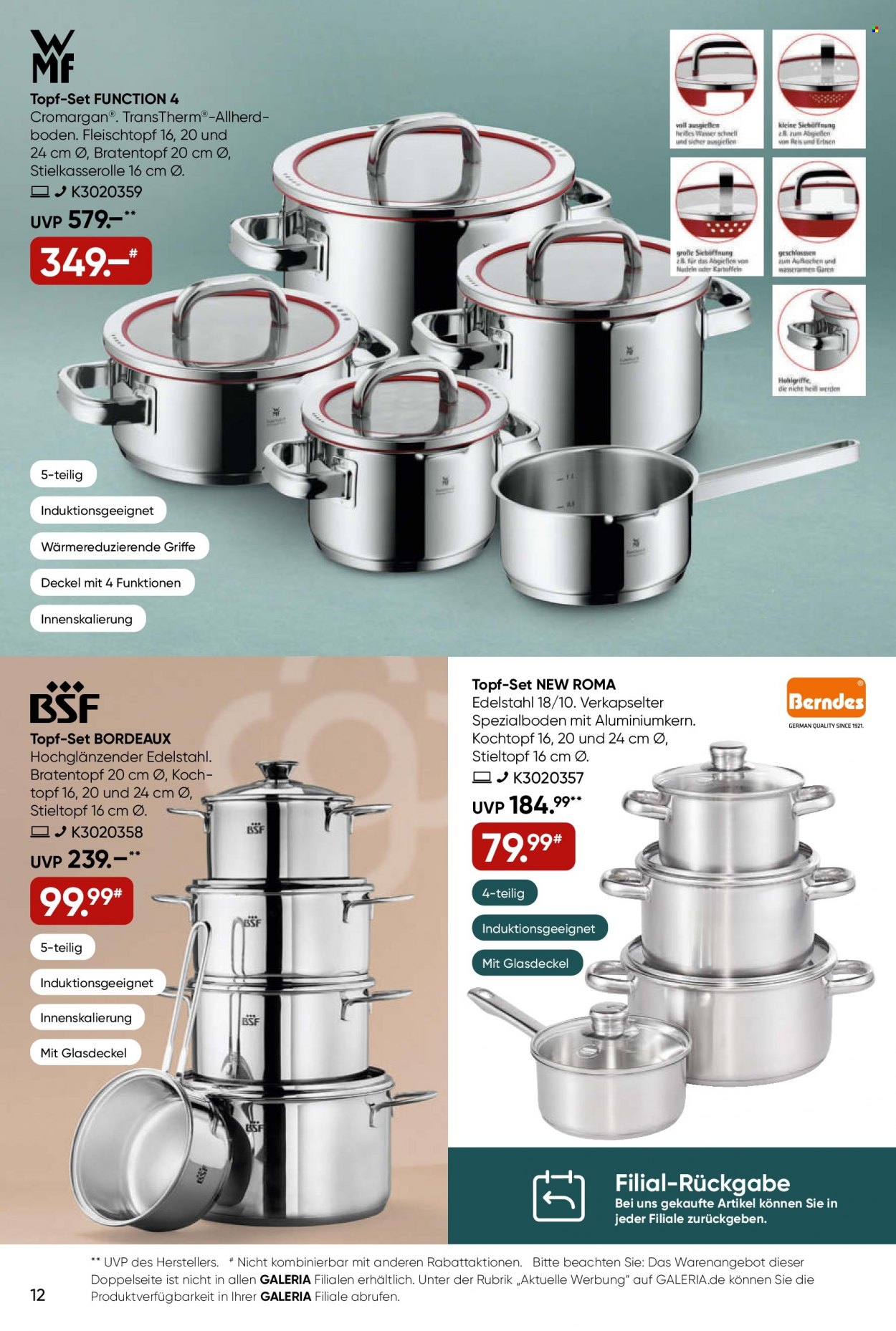 GALERIA Karstadt Kaufhof Prospekte  - 15.02.2023 - 21.02.2023. Seite 12