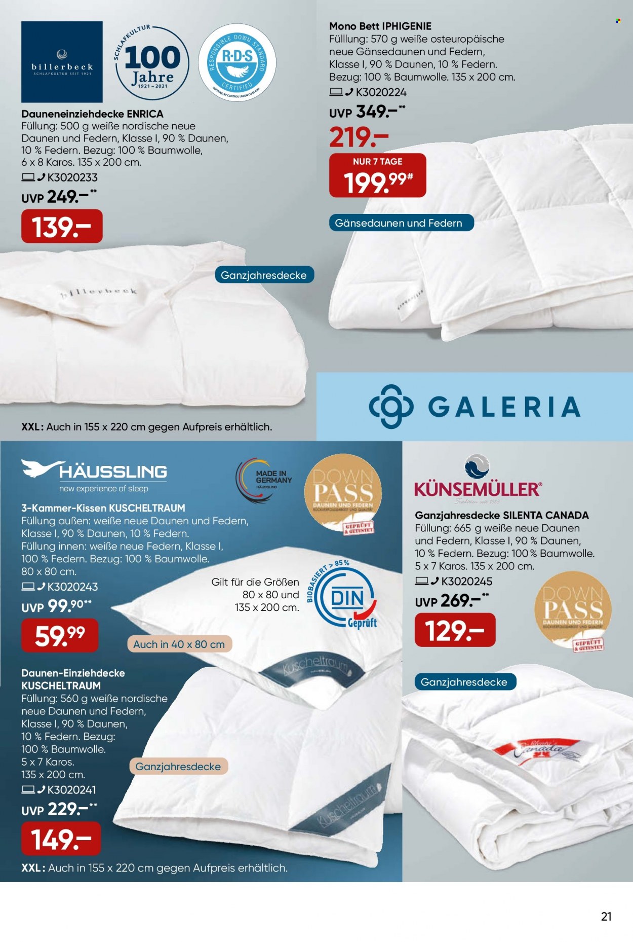 GALERIA Karstadt Kaufhof Prospekte  - 15.02.2023 - 21.02.2023. Seite 21