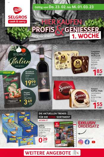 Prospekte Selgros - 23.02.2023 - 1.03.2023.