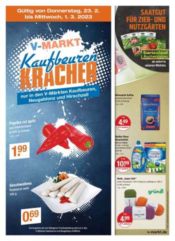 Prospekte V-Markt - 23.02.2023 - 1.03.2023.