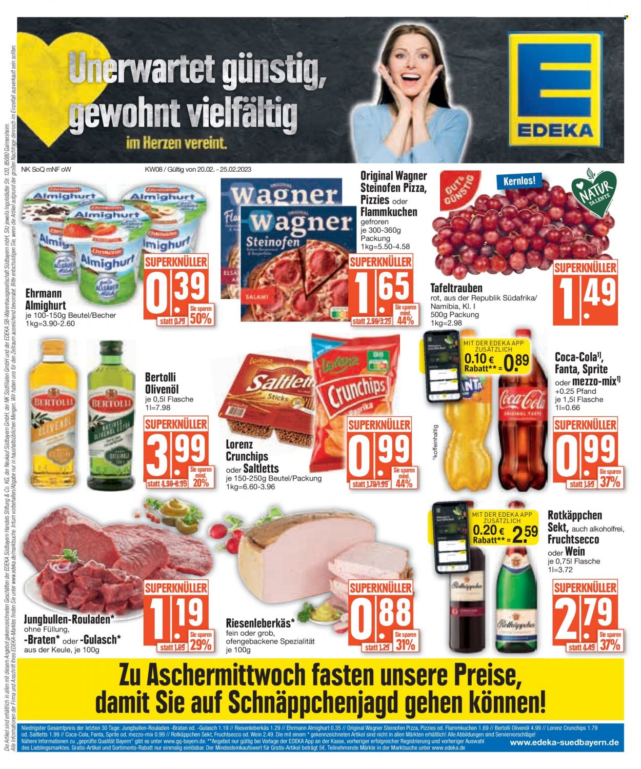 Edeka Prospekte  - 20.02.2023 - 25.02.2023. Seite 1