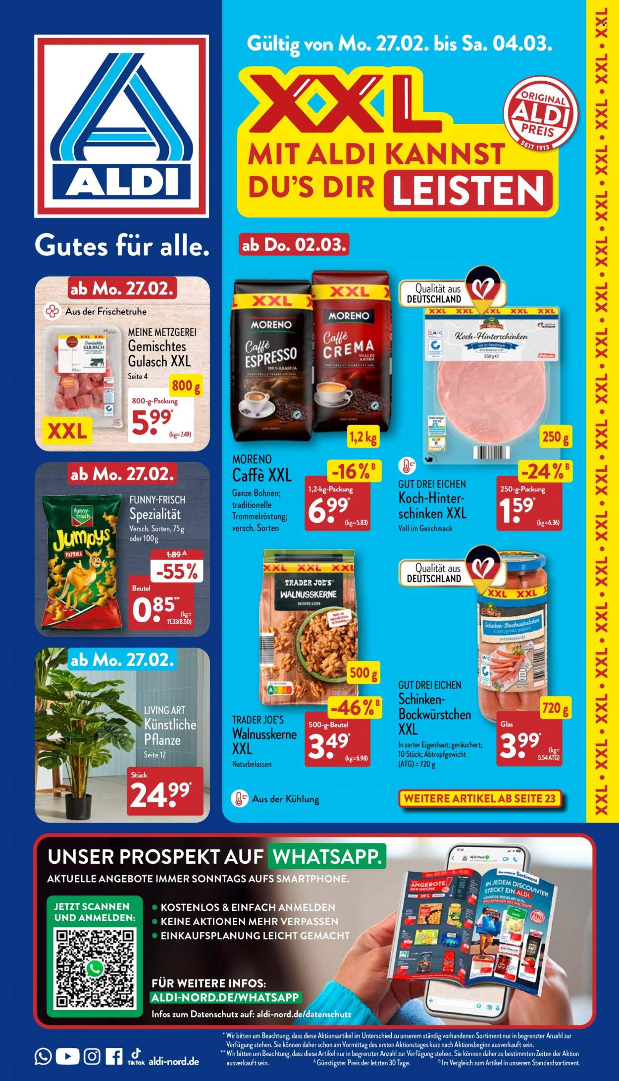ALDI Nord Prospekte  - 27.02.2023 - 4.03.2023. Seite 1