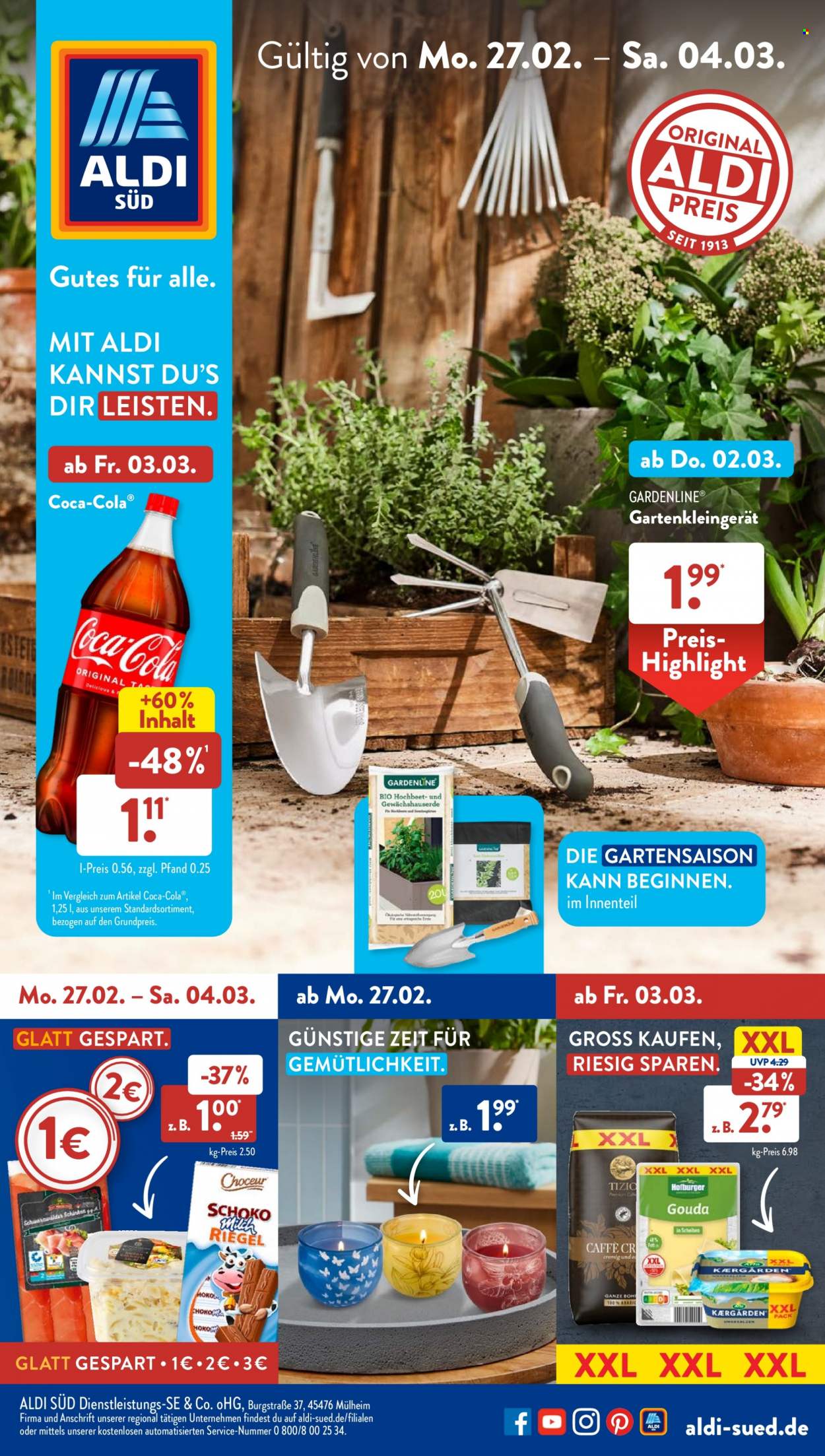 ALDI SÜD Prospekte  - 27.02.2023 - 4.03.2023. Seite 1