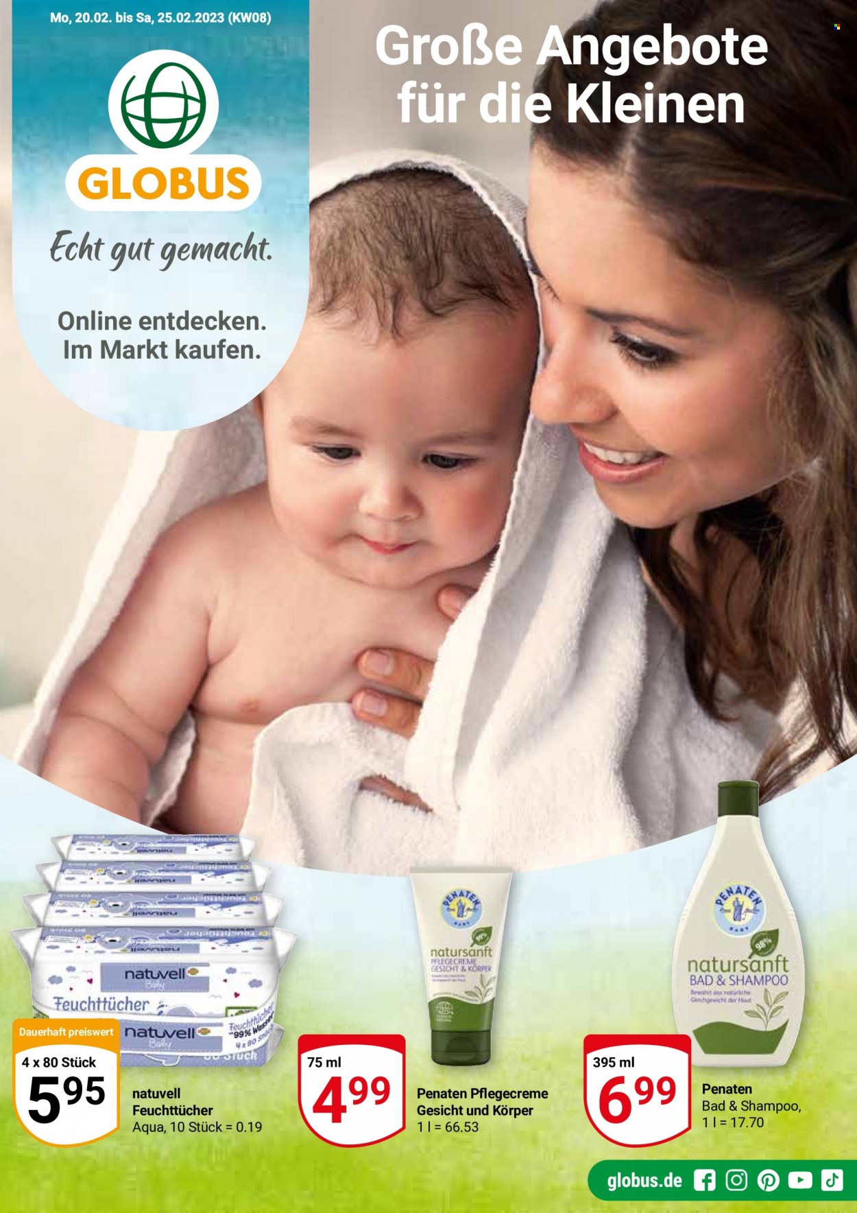 Globus Prospekte  - 20.02.2023 - 25.02.2023. Seite 1