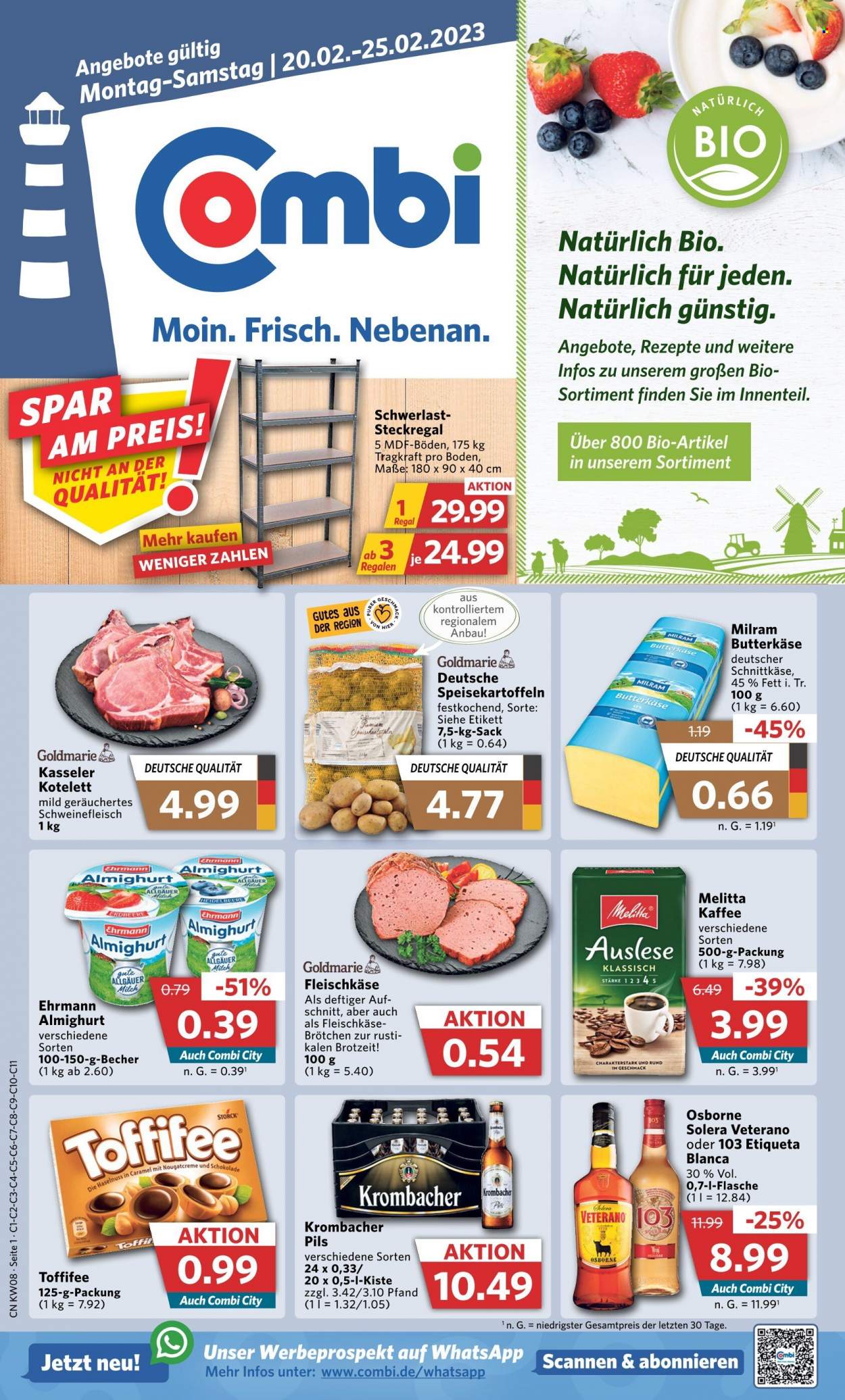 Combi Prospekte  - 20.02.2023 - 25.02.2023. Seite 1