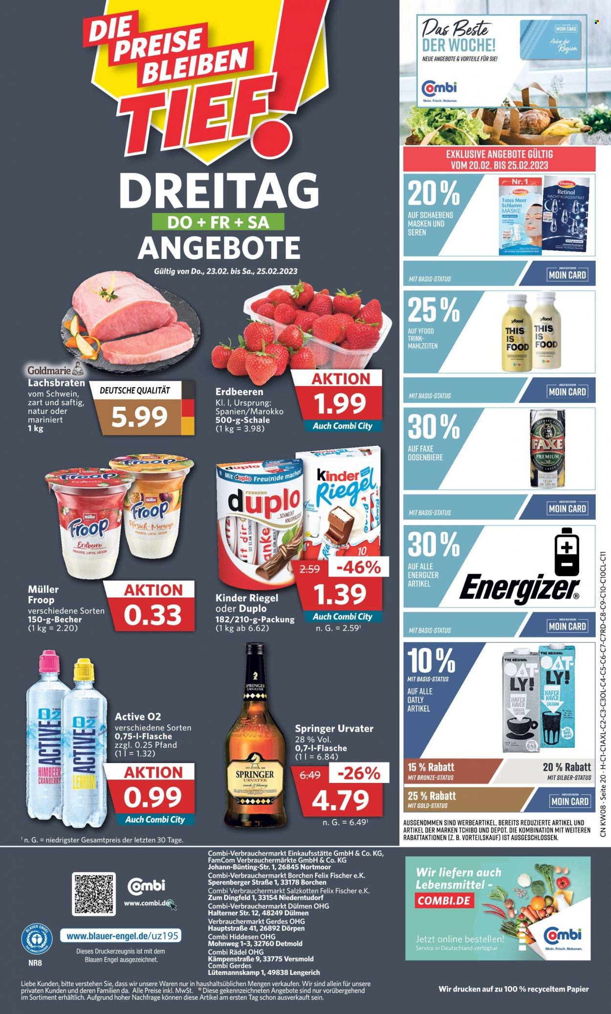 Combi Prospekte  - 20.02.2023 - 25.02.2023. Seite 20