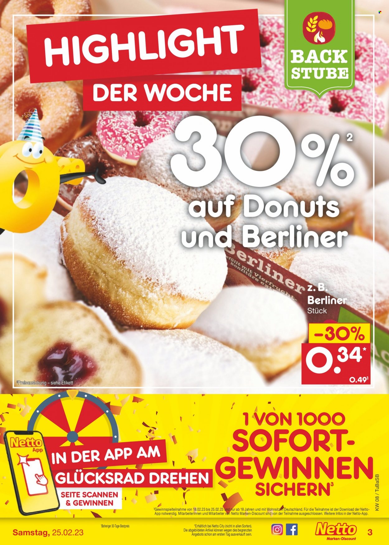 Netto Marken-Discount Prospekte  - 20.02.2023 - 25.02.2023. Seite 3