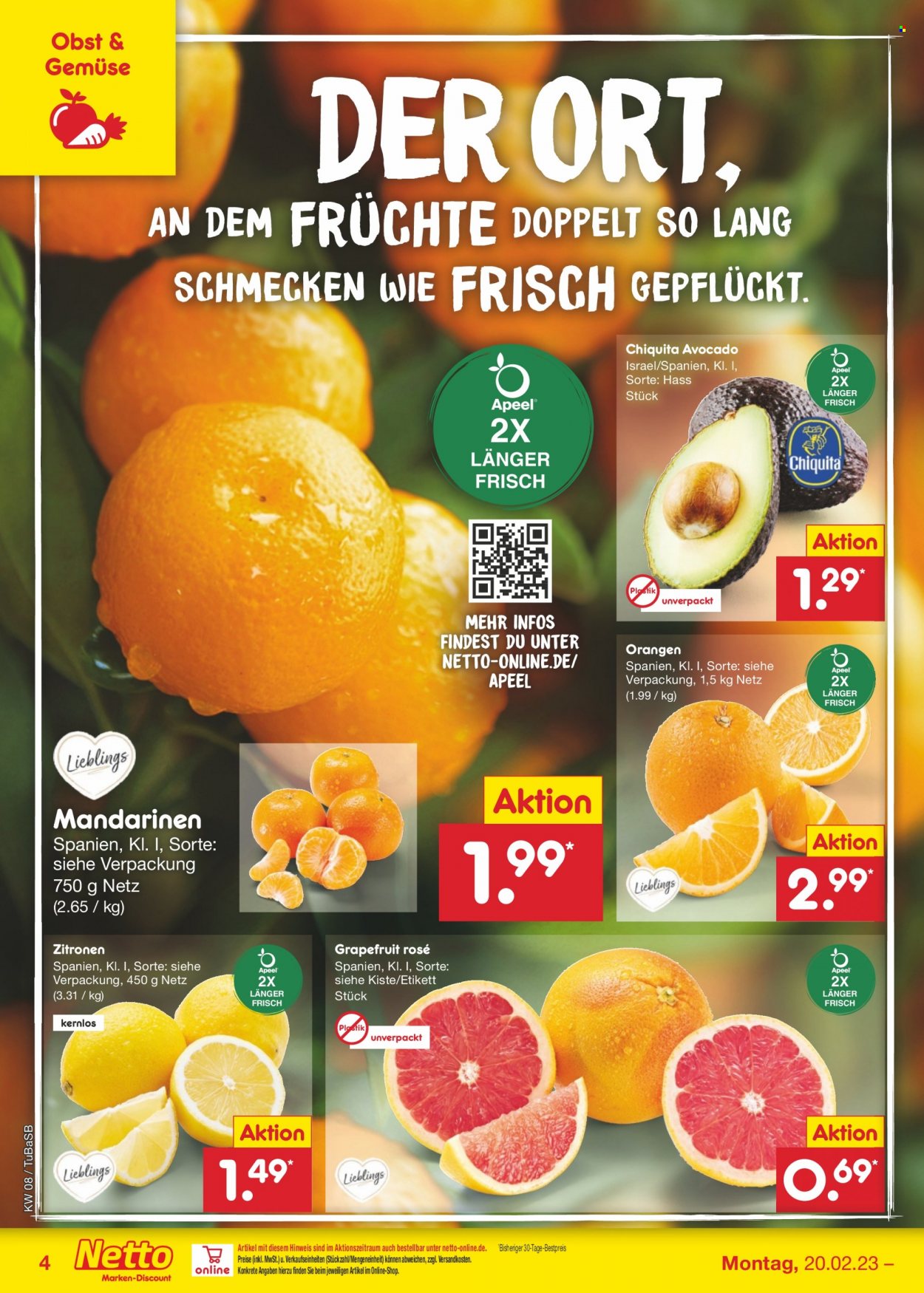 Netto Marken-Discount Prospekte  - 20.02.2023 - 25.02.2023. Seite 4
