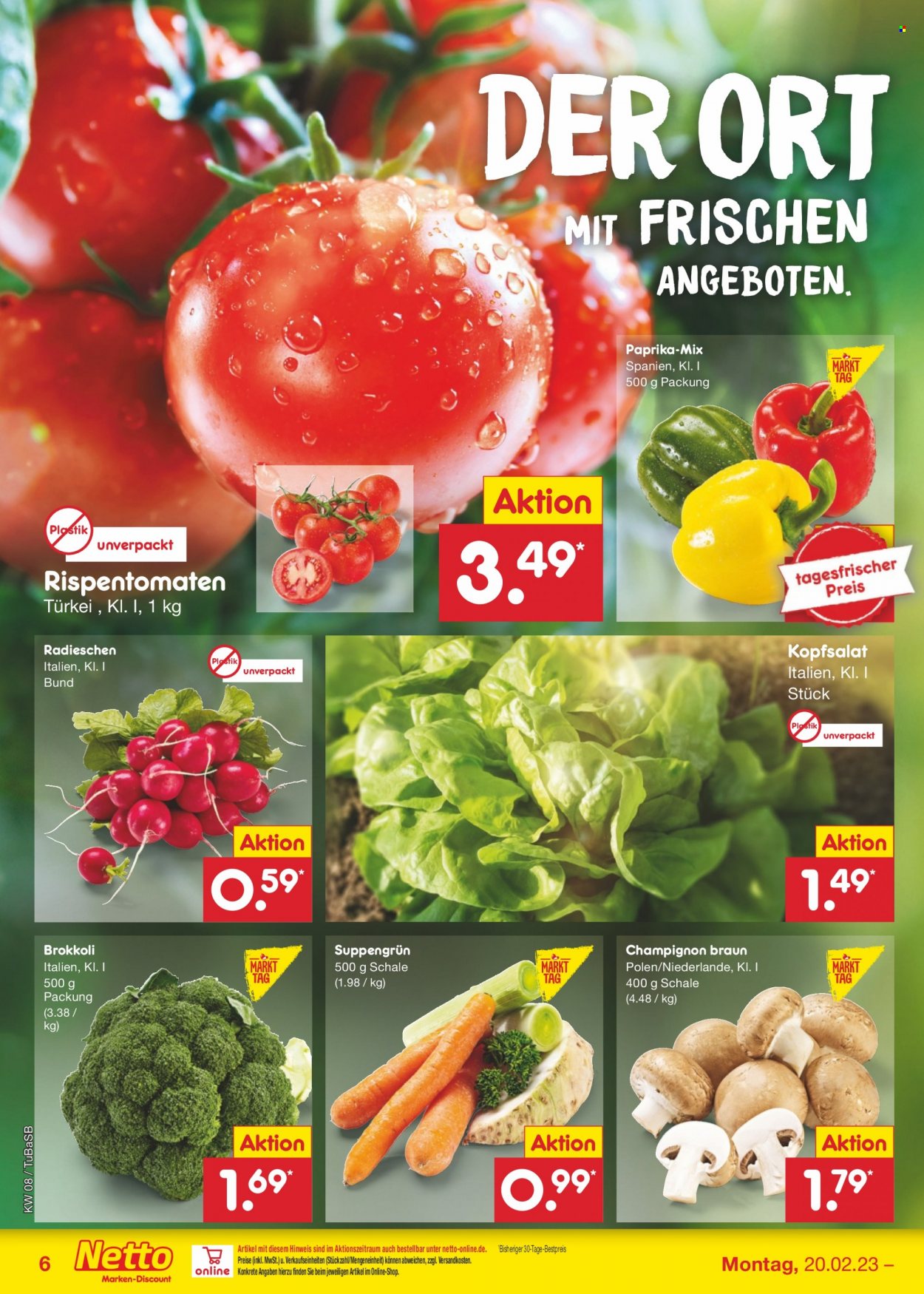 Netto Marken-Discount Prospekte  - 20.02.2023 - 25.02.2023. Seite 6