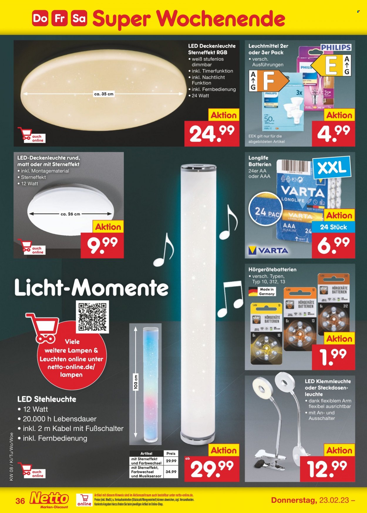 Netto Marken-Discount Prospekte  - 20.02.2023 - 25.02.2023. Seite 36