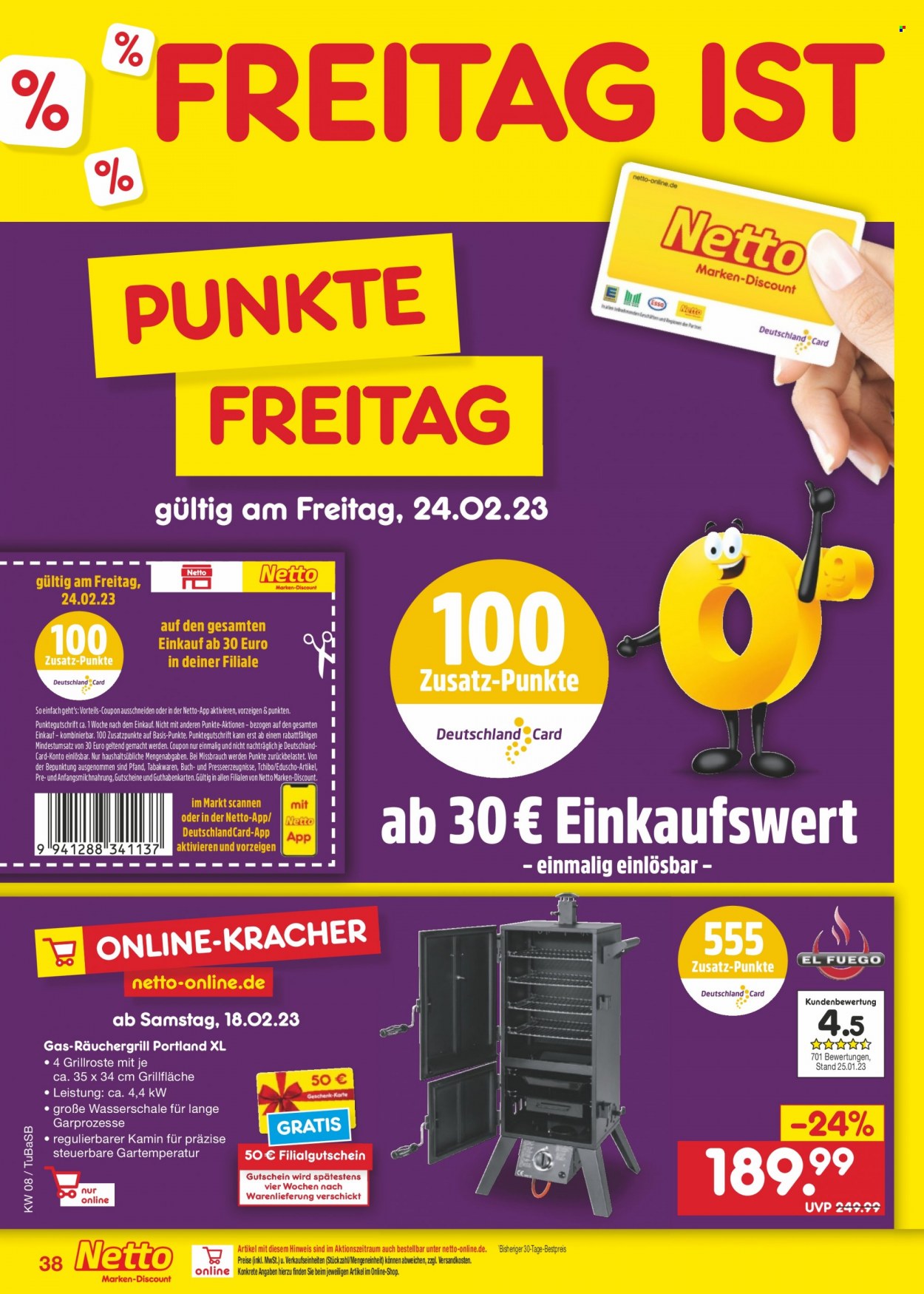 Netto Marken-Discount Prospekte  - 20.02.2023 - 25.02.2023. Seite 38