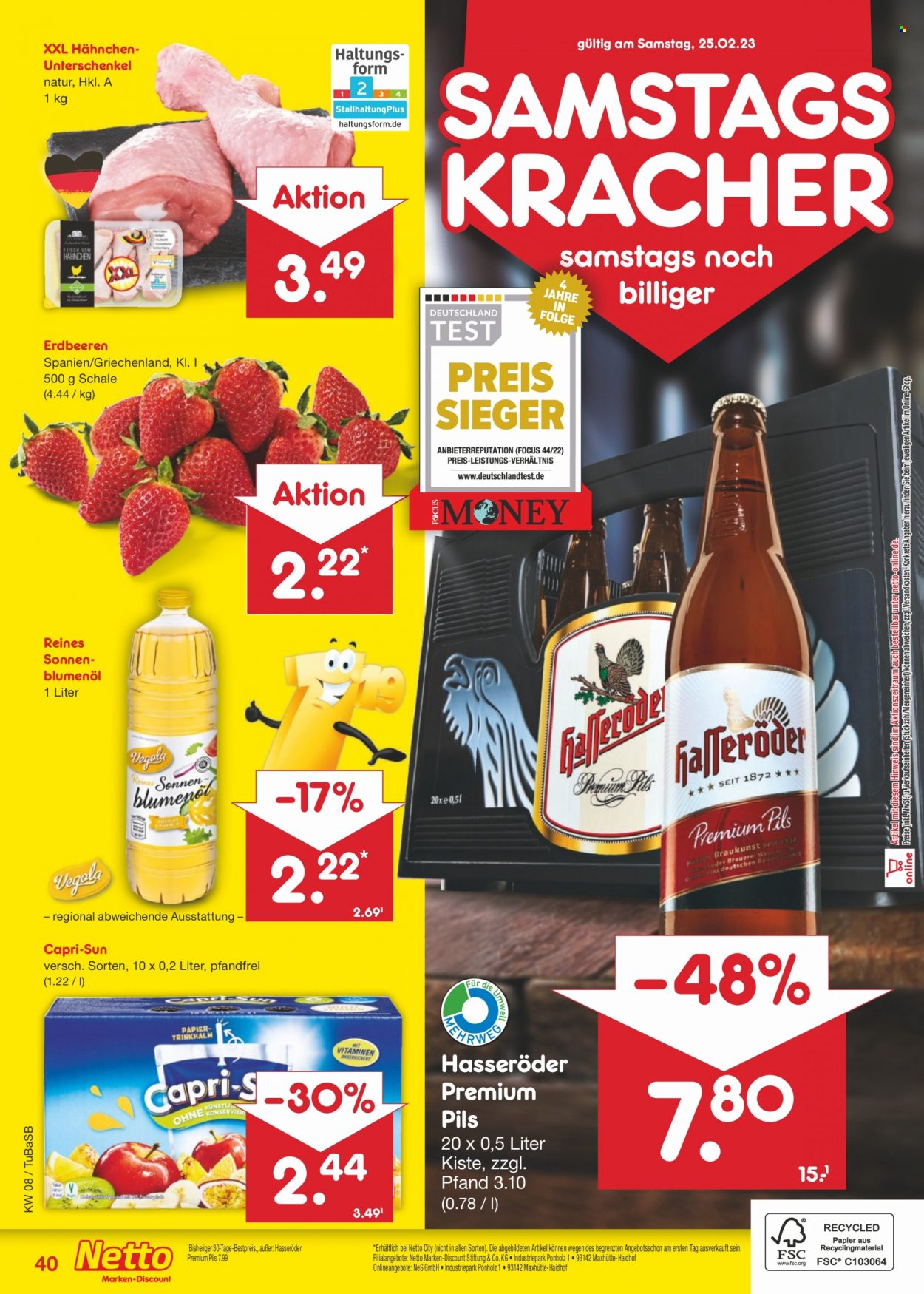 Netto Marken-Discount Prospekte  - 20.02.2023 - 25.02.2023. Seite 40