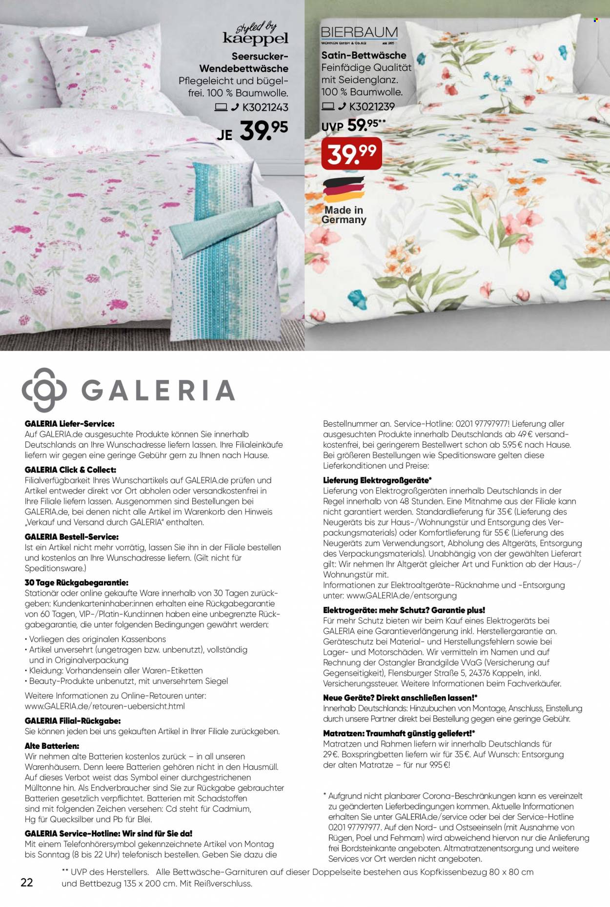 GALERIA Karstadt Kaufhof Prospekte  - 22.02.2023 - 28.02.2023. Seite 22