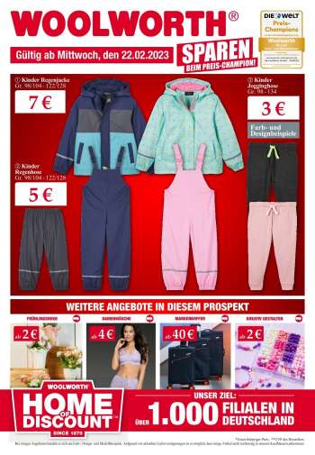 Prospekte Woolworth - 22.02.2023 - 4.03.2023.