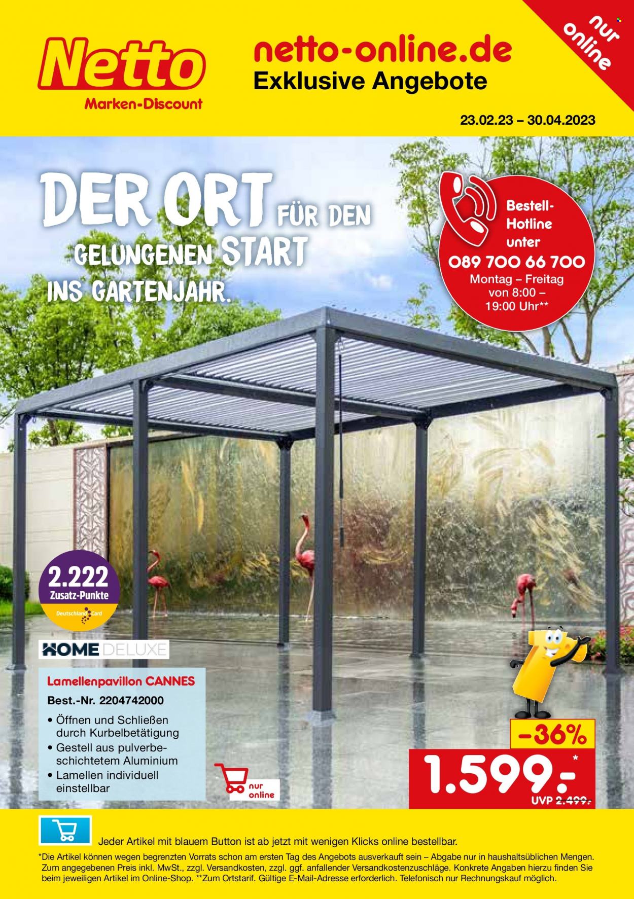 Netto Marken-Discount Prospekte  - 24.02.2023 - 30.04.2023. Seite 1
