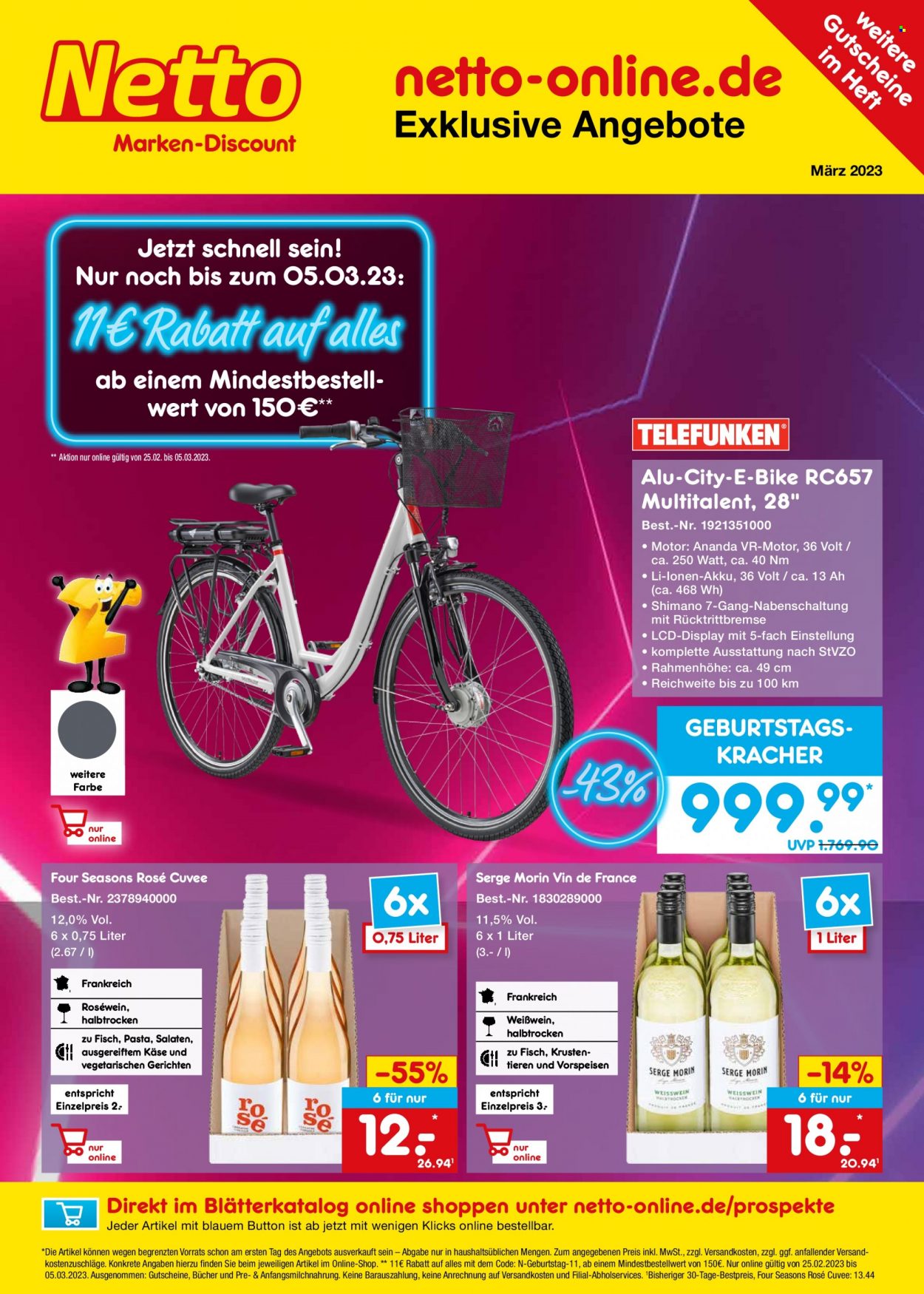 Netto Marken-Discount Prospekte  - 24.02.2023 - 31.03.2023. Seite 1