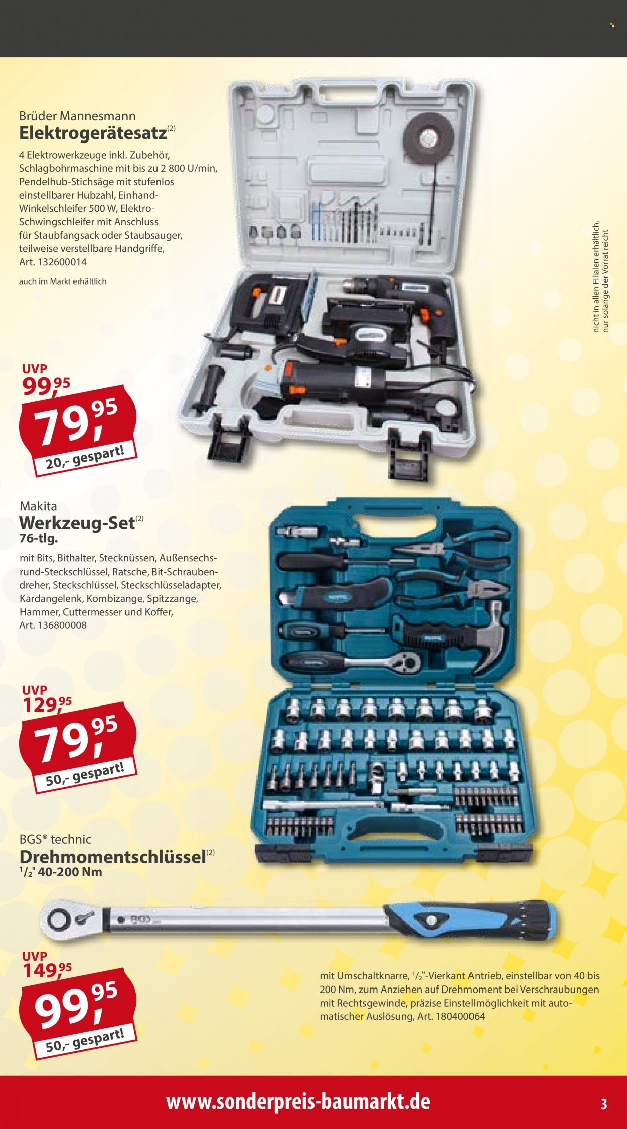 Sonderpreis-Baumarkt Prospekte  - 25.02.2023 - 10.03.2023. Seite 3