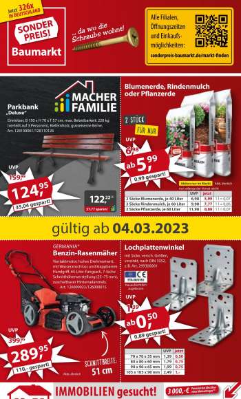 Prospekte Sonderpreis-Baumarkt - 4.03.2023 - 10.03.2023.