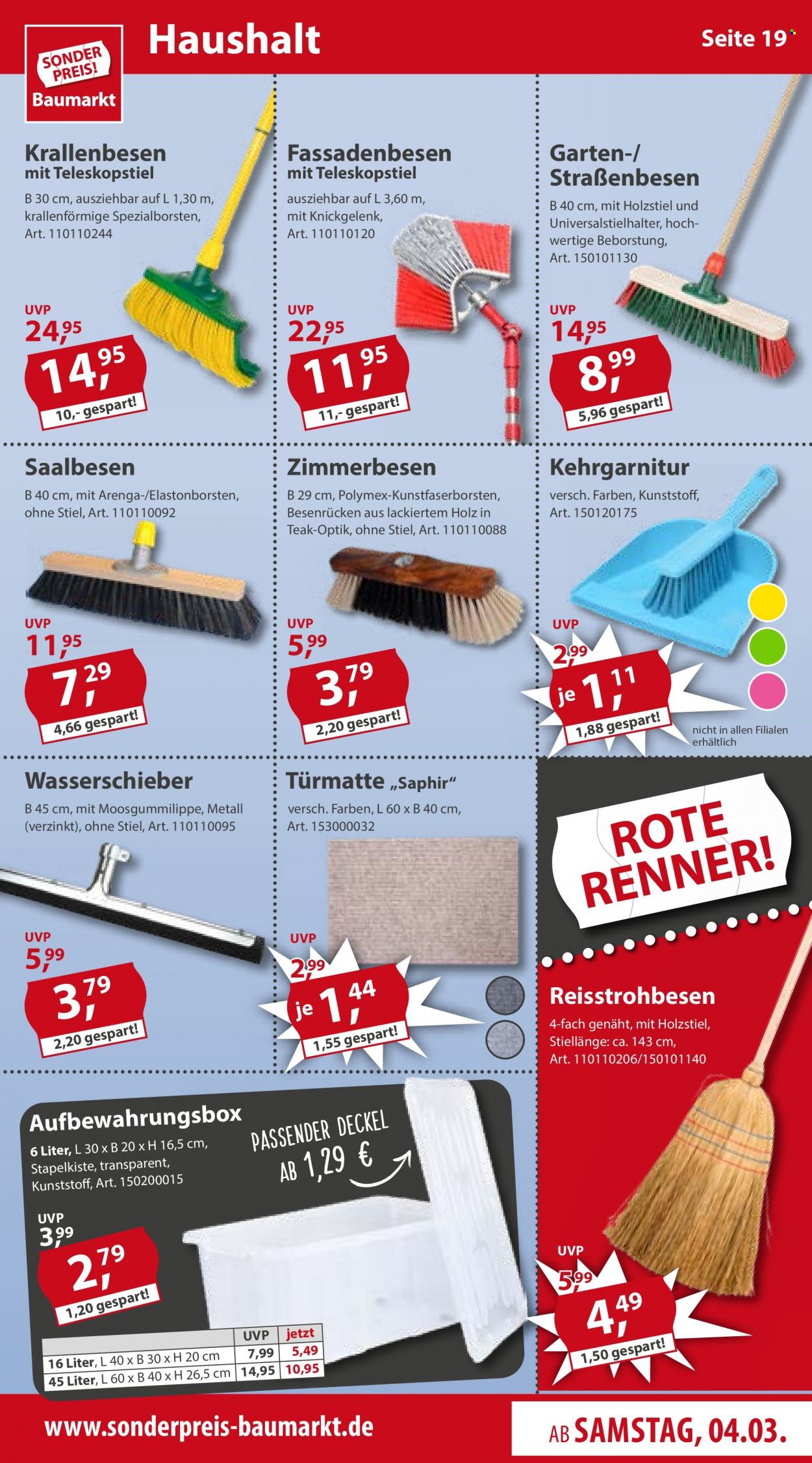 Sonderpreis-Baumarkt Prospekte  - 4.03.2023 - 10.03.2023. Seite 19