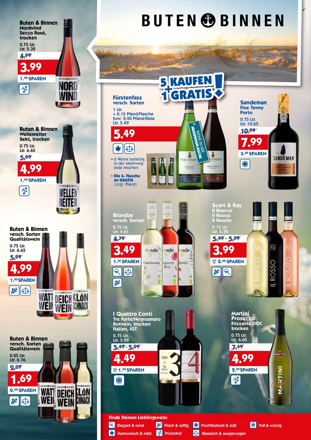 Hol'ab! Getränkemarkt Prospekte  - 27.02.2023 - 4.03.2023. Seite 6