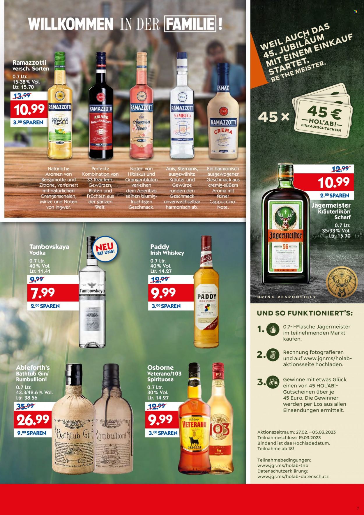 Hol'ab! Getränkemarkt Prospekte  - 27.02.2023 - 4.03.2023. Seite 7