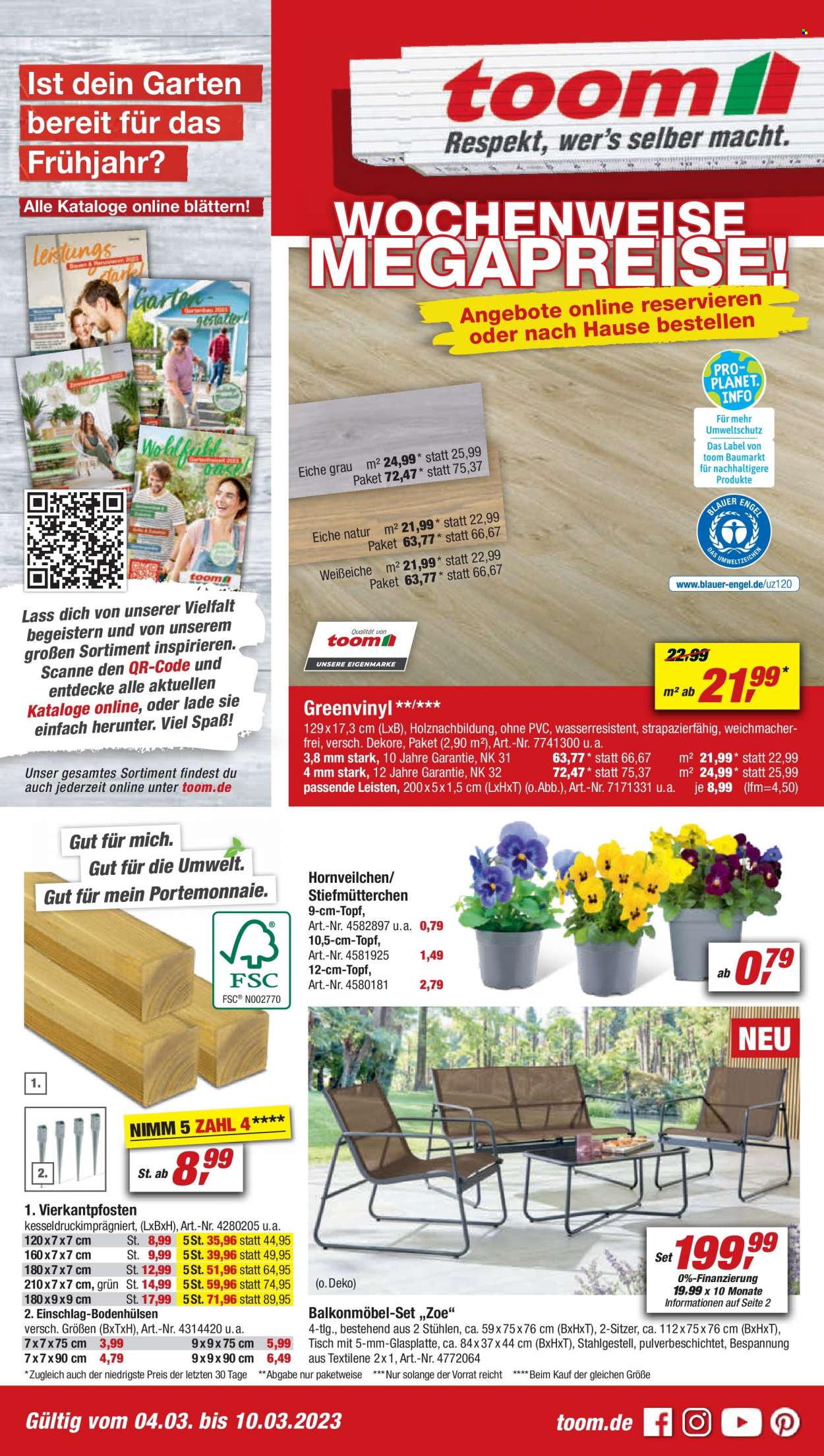 toom Baumarkt Prospekte  - 4.03.2023 - 10.03.2023. Seite 1