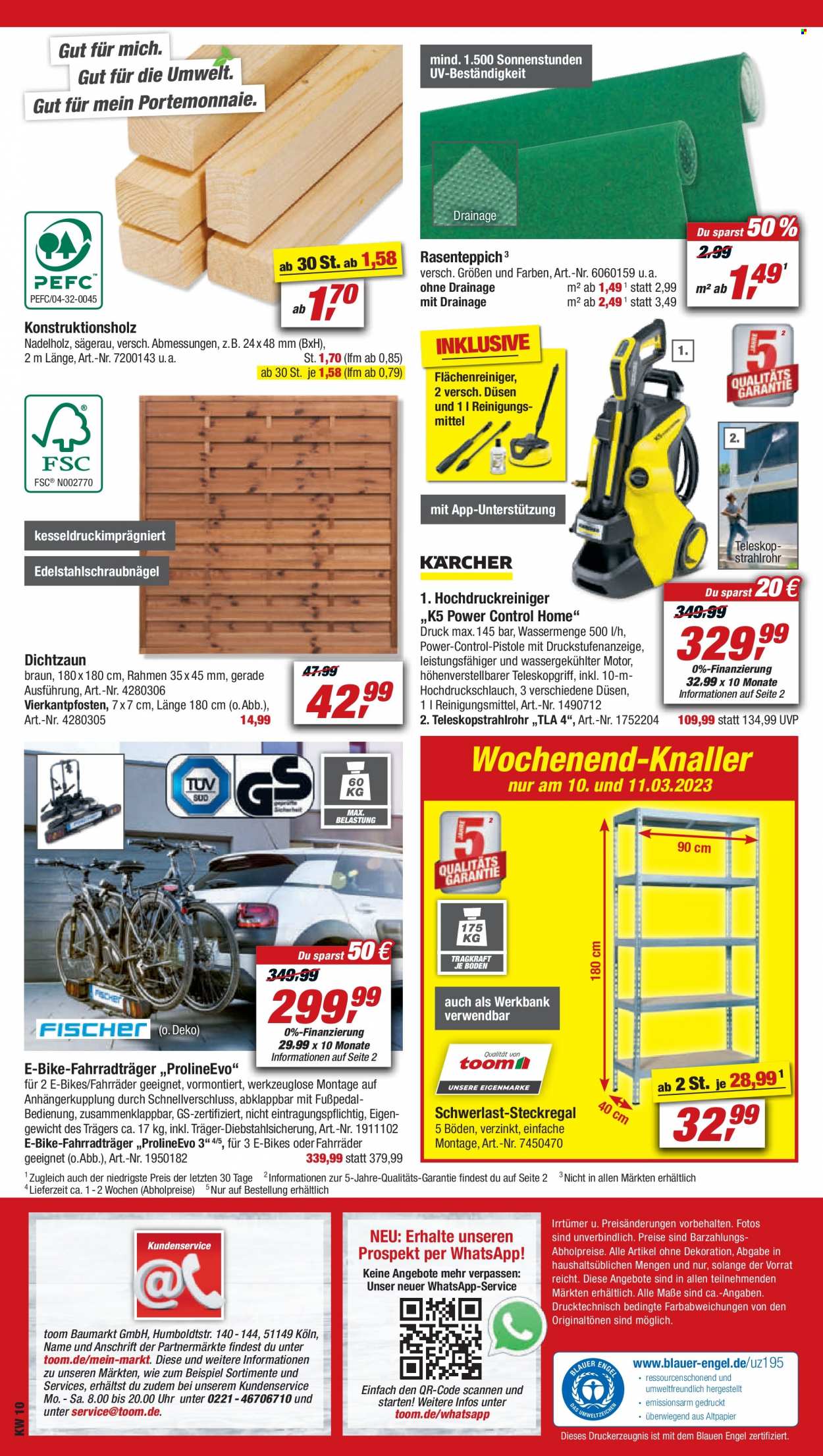 toom Baumarkt Prospekte  - 4.03.2023 - 10.03.2023. Seite 16