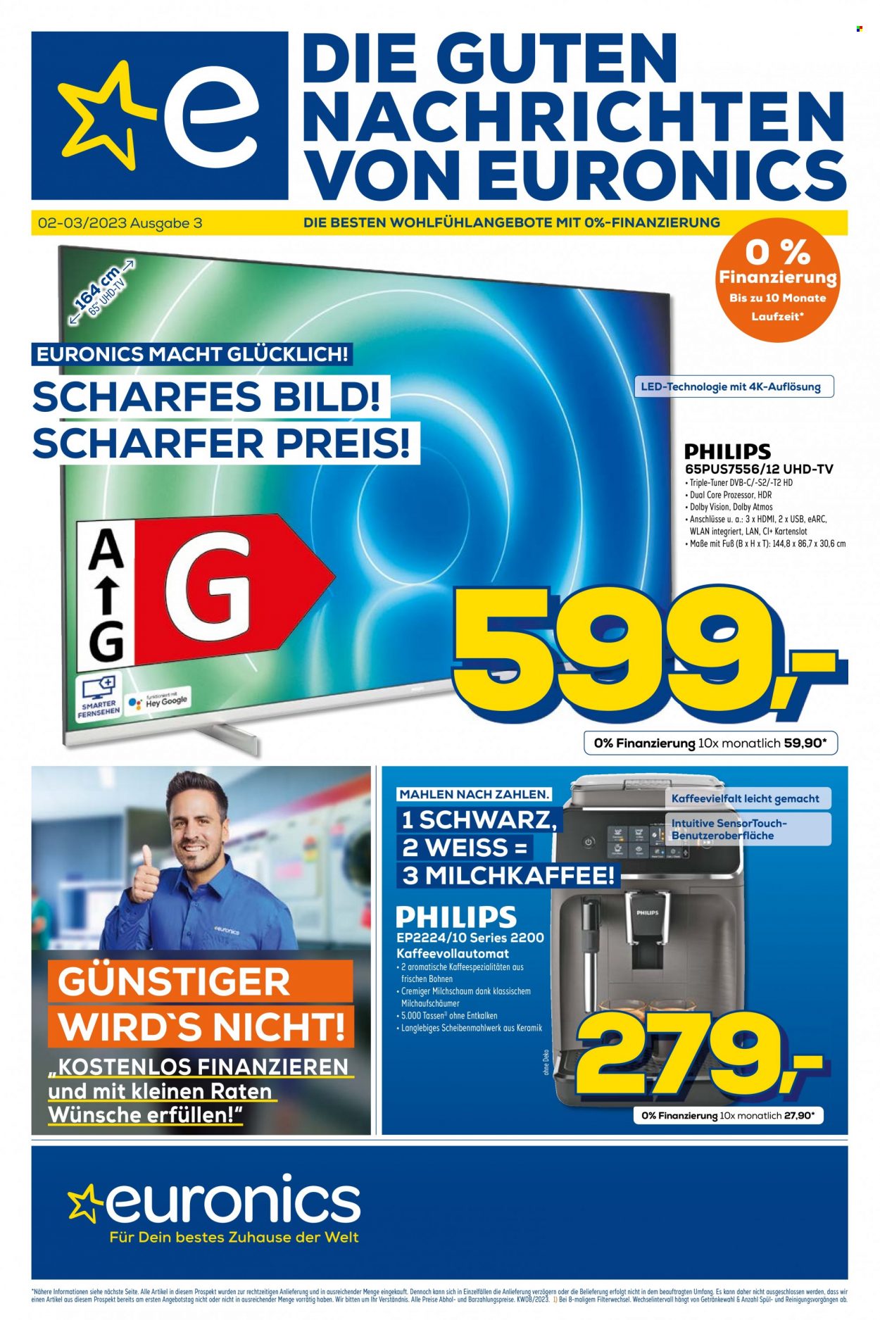 Euronics Prospekte  - 26.02.2023 - 4.03.2023. Seite 1