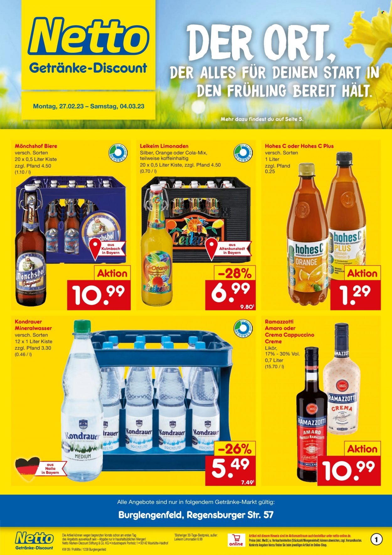 Netto Marken-Discount Prospekte  - 27.02.2023 - 4.03.2023. Seite 1