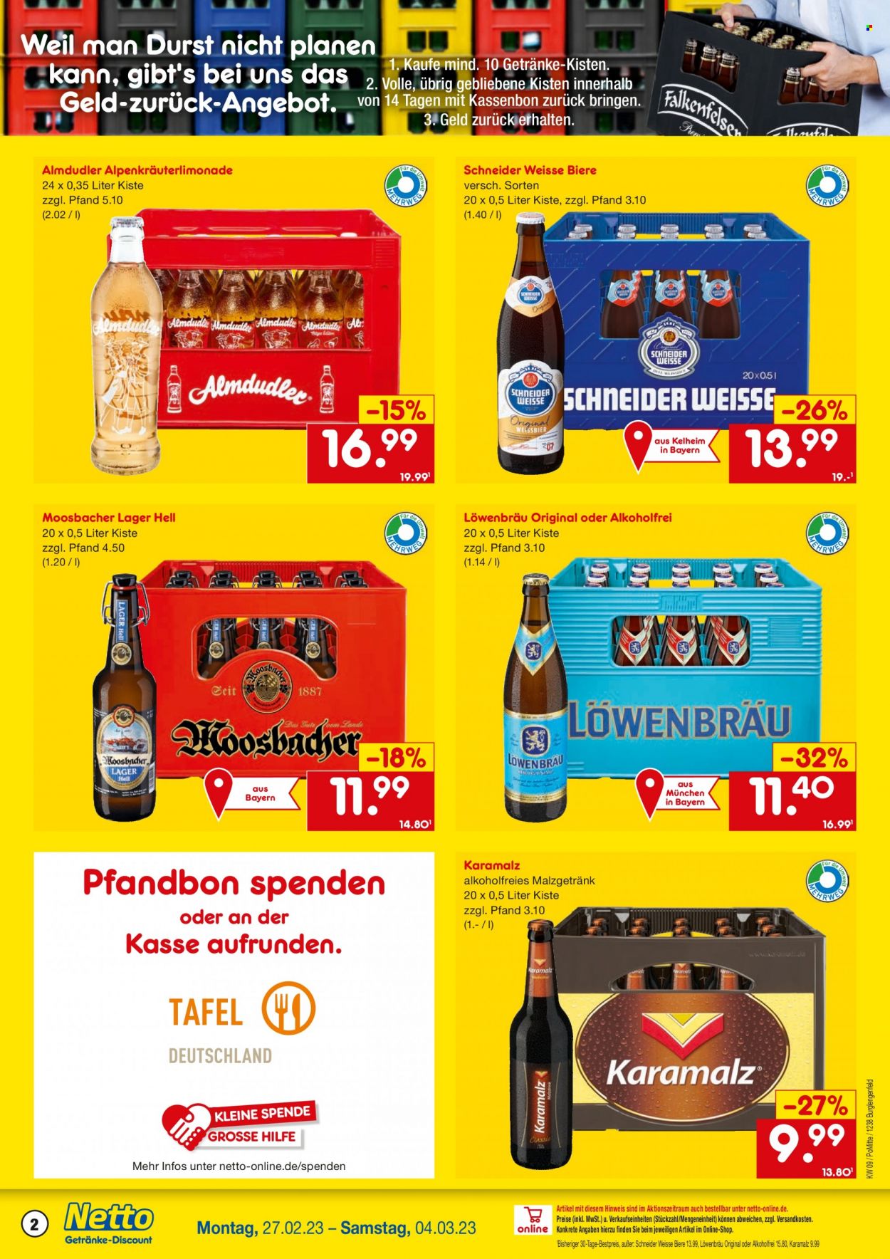 Netto Marken-Discount Prospekte  - 27.02.2023 - 4.03.2023. Seite 2