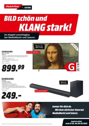 Prospekte MediaMarkt - 27.02.2023 - 4.03.2023.