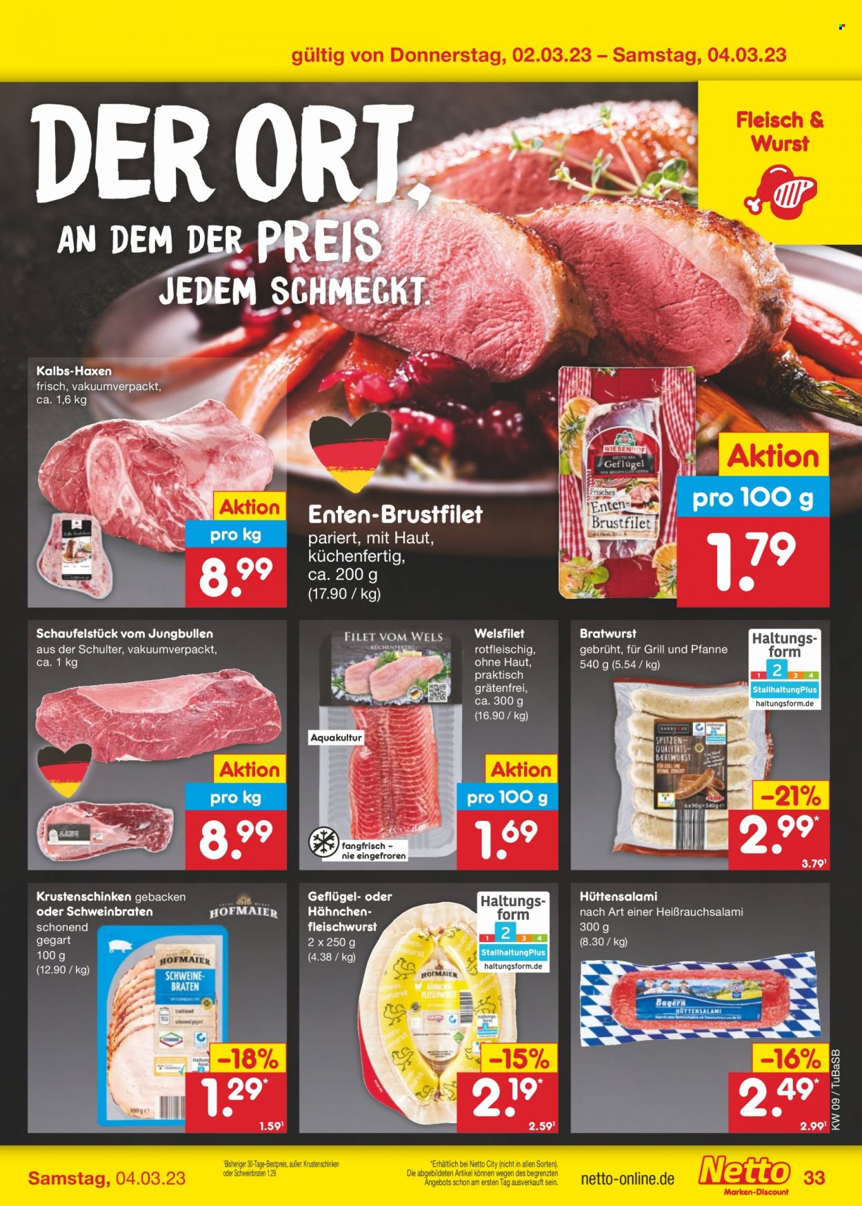 Netto Marken-Discount Prospekte  - 27.02.2023 - 4.03.2023. Seite 33