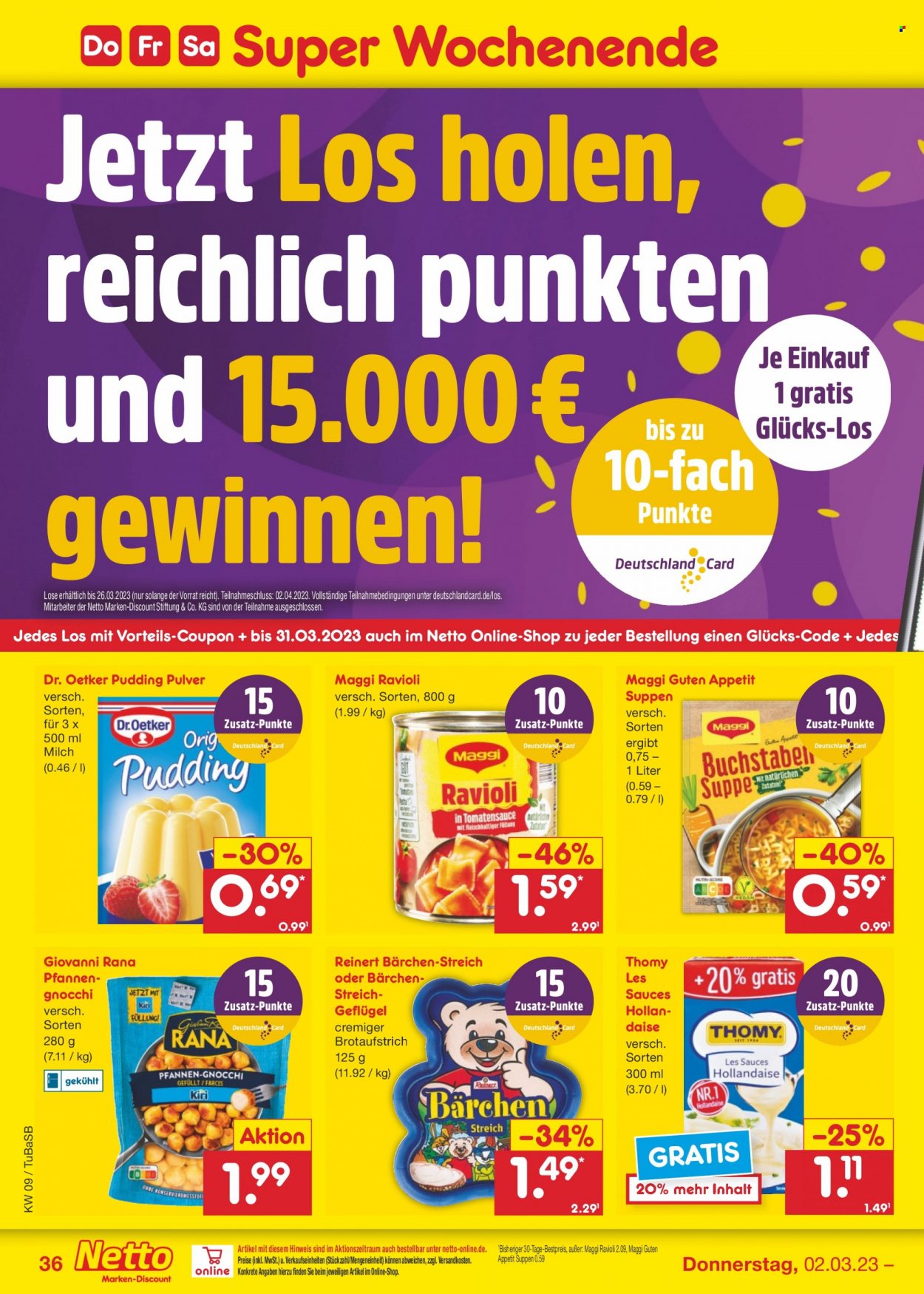 Netto Marken-Discount Prospekte  - 27.02.2023 - 4.03.2023. Seite 36