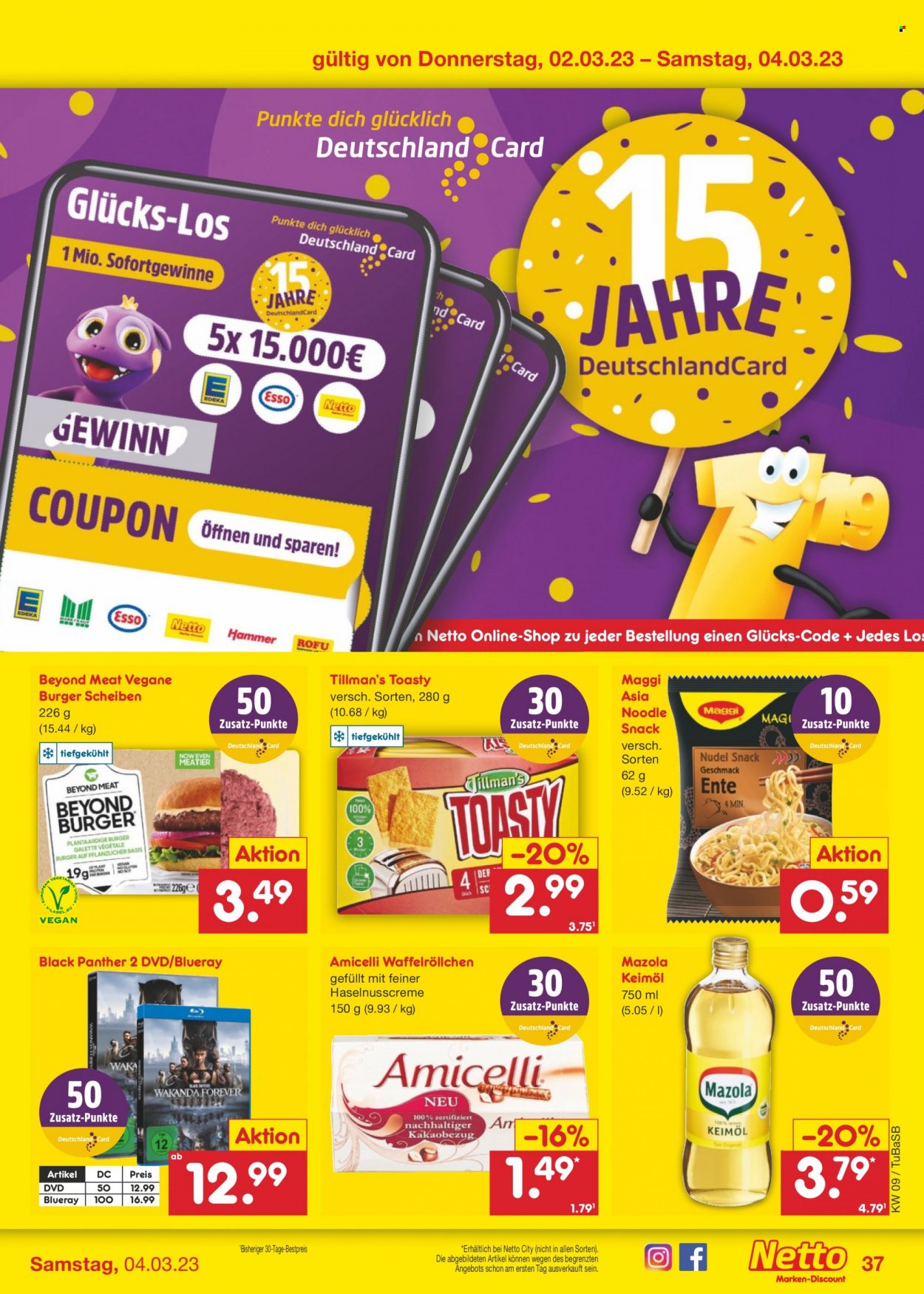 Netto Marken-Discount Prospekte  - 27.02.2023 - 4.03.2023. Seite 37