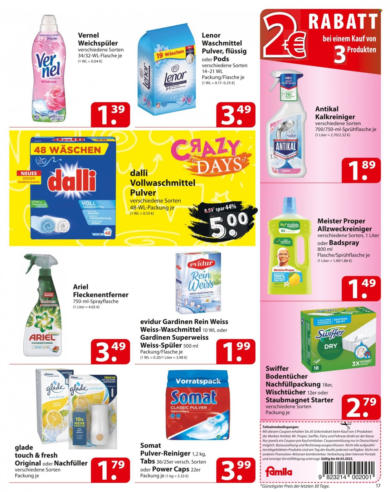 famila Prospekte  - 27.02.2023 - 4.03.2023. Seite 17