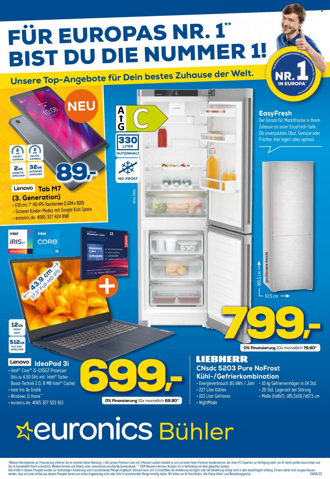 Euronics Prospekte  - 1.03.2023 - 8.03.2023. Seite 1