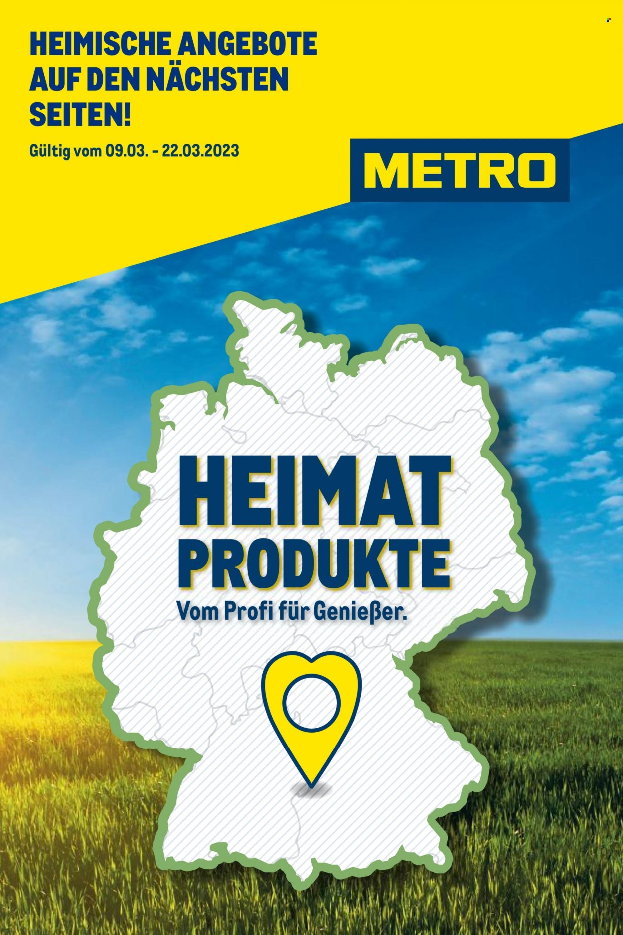 Metro Prospekte  - 9.03.2023 - 22.03.2023. Seite 1