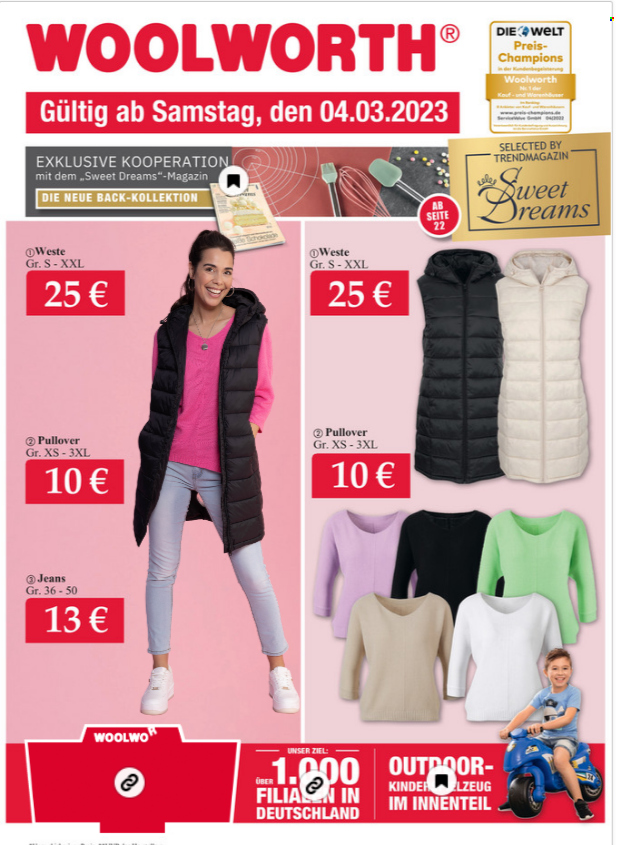 Woolworth Prospekte . Seite 1
