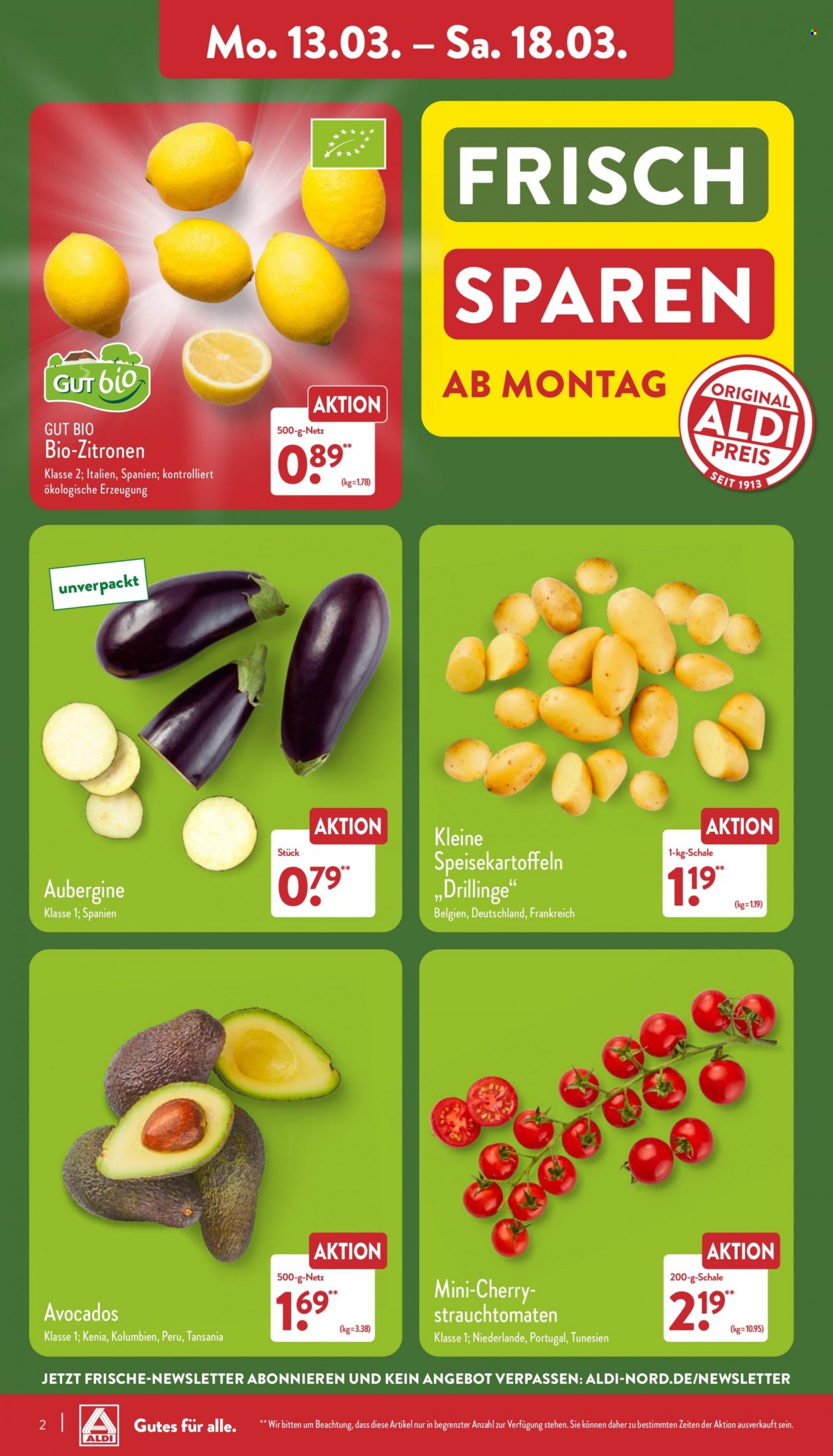 ALDI Nord Prospekte  - 13.03.2023 - 18.03.2023. Seite 2