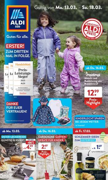 Prospekte ALDI SÜD - 13.03.2023 - 18.03.2023.