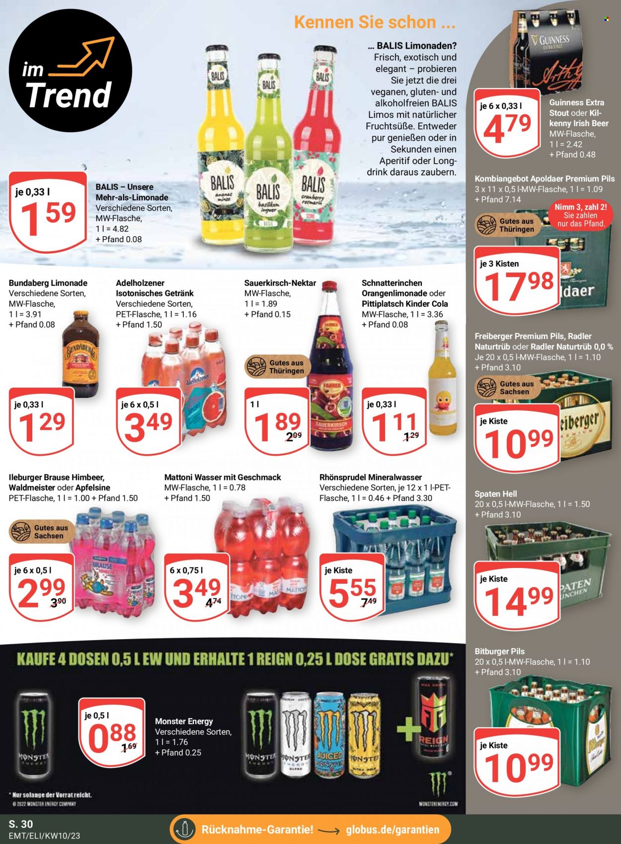 Globus Prospekte  - 6.03.2023 - 11.03.2023. Seite 30