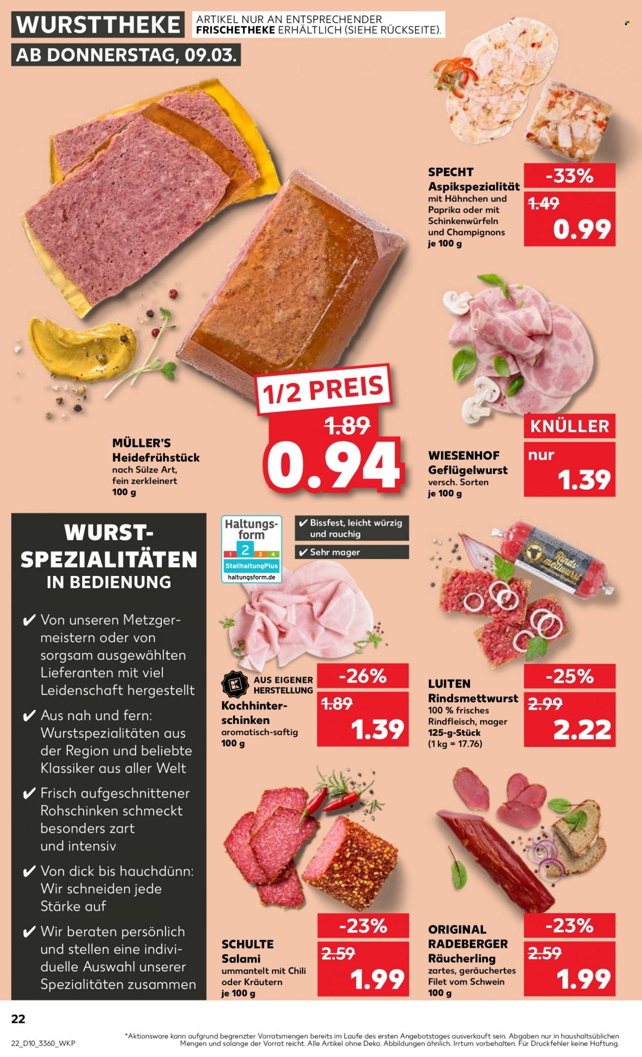 Kaufland Prospekte  - 9.03.2023 - 15.03.2023. Seite 22