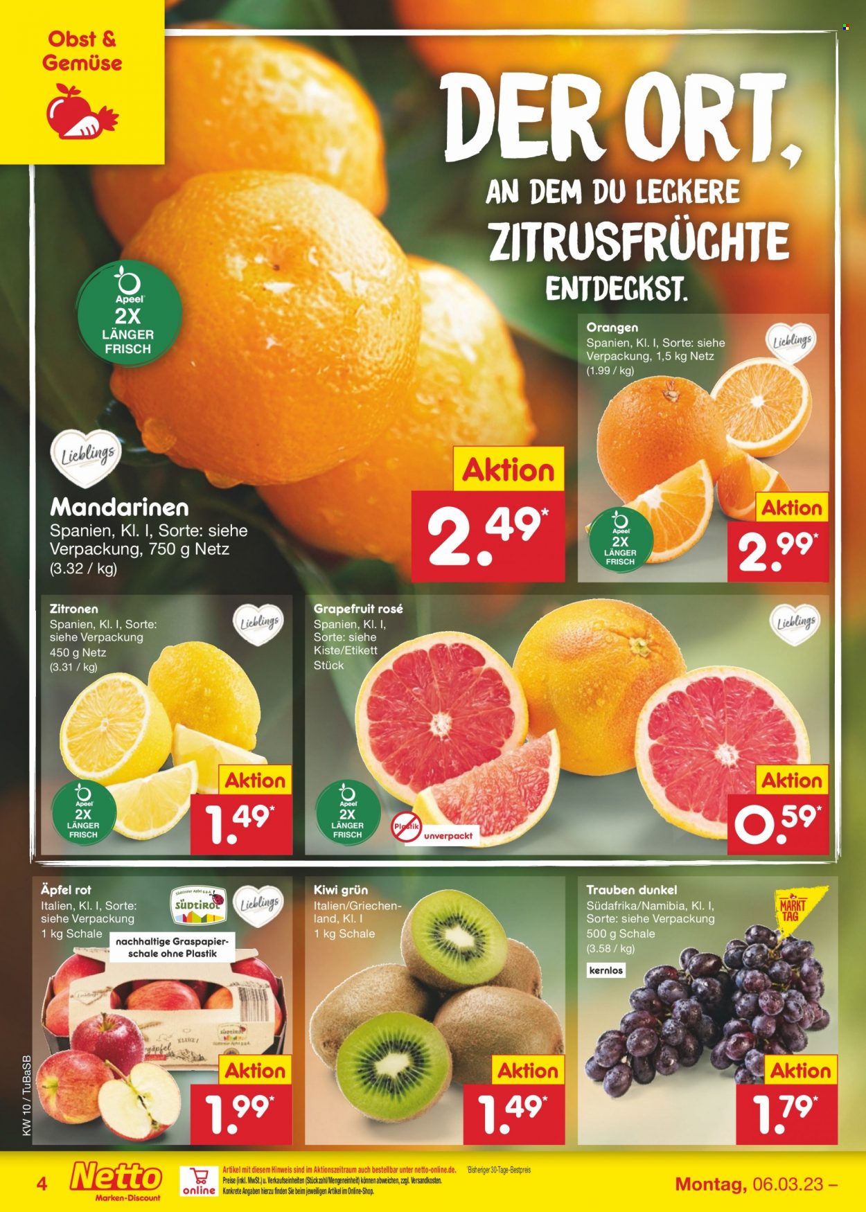 Netto Marken-Discount Prospekte  - 6.03.2023 - 11.03.2023. Seite 4
