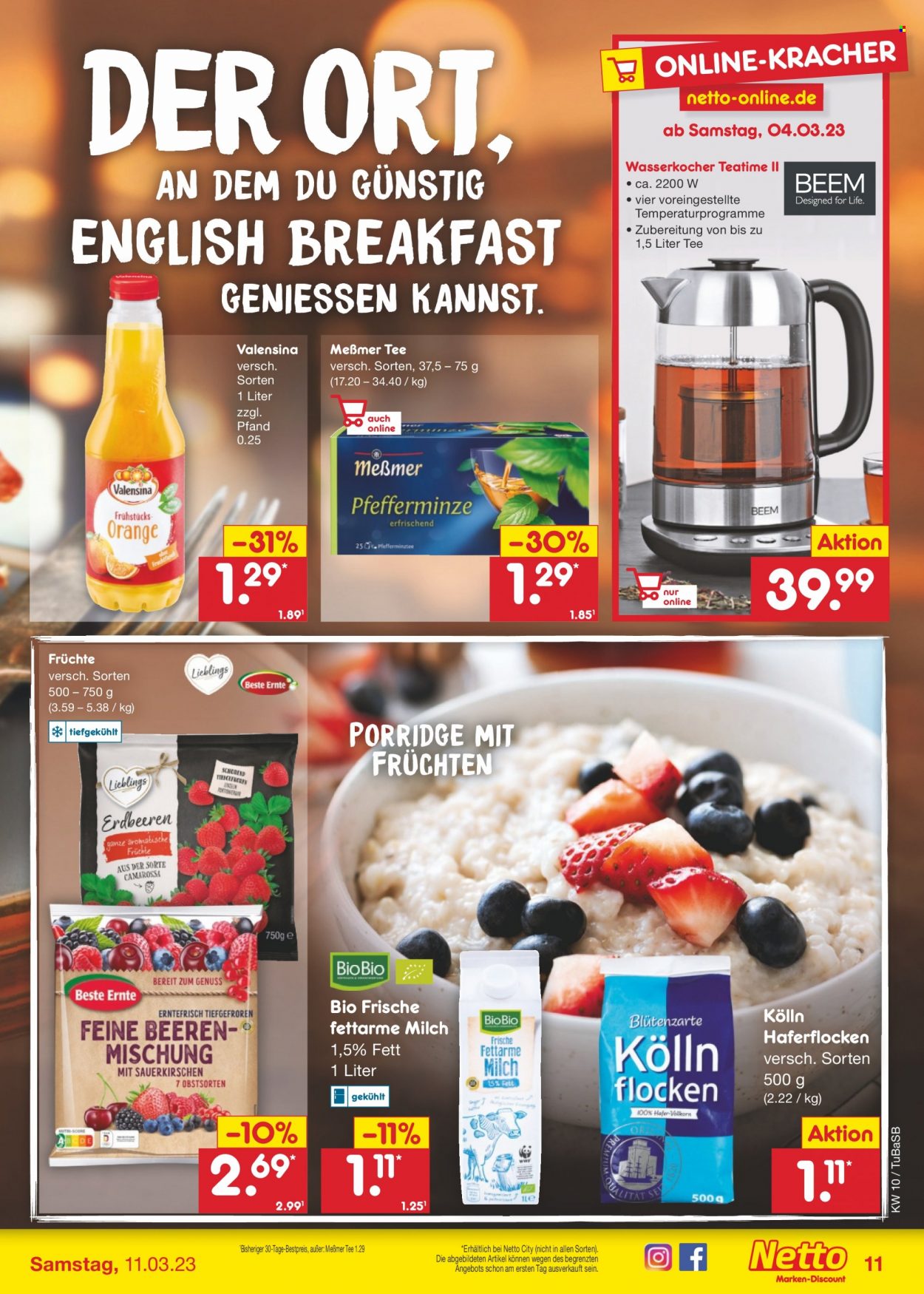 Netto Marken-Discount Prospekte  - 6.03.2023 - 11.03.2023. Seite 11