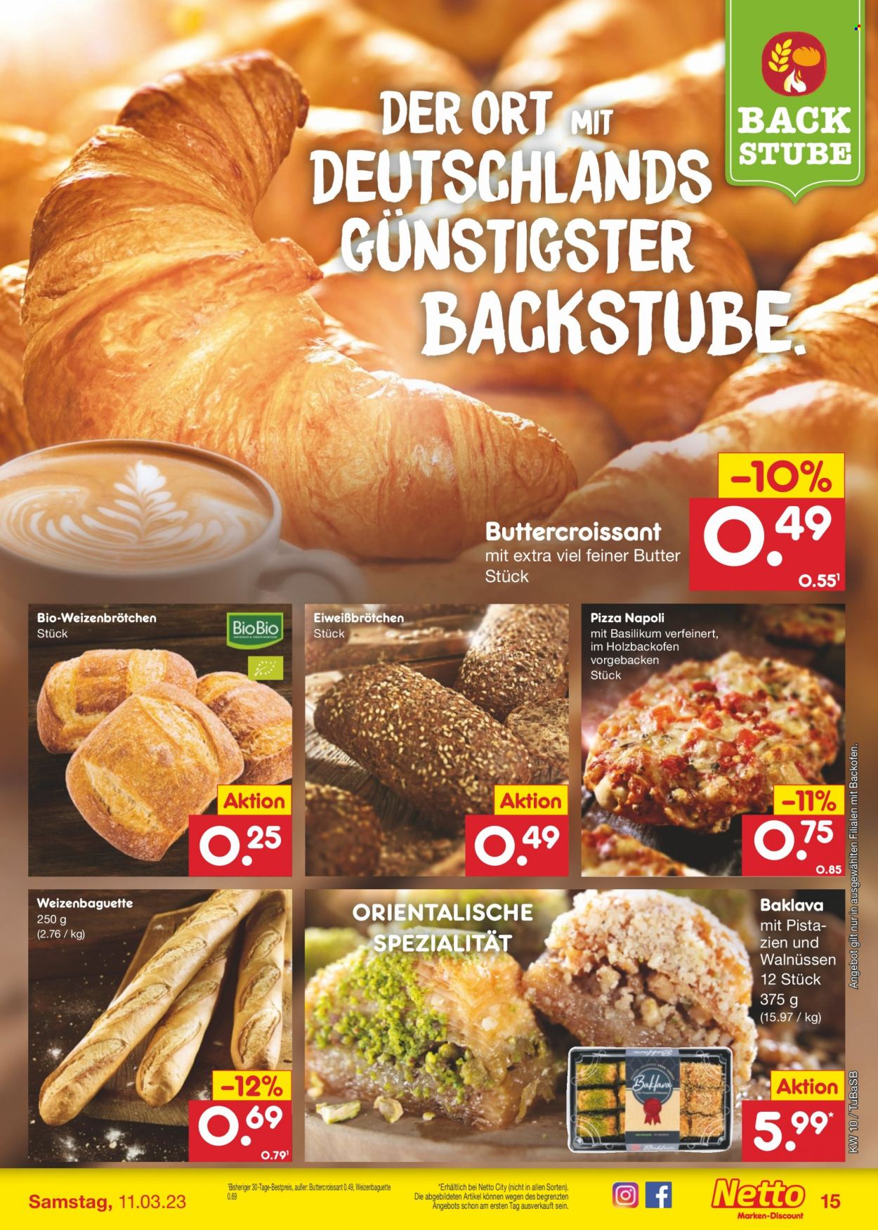 Netto Marken-Discount Prospekte  - 6.03.2023 - 11.03.2023. Seite 15