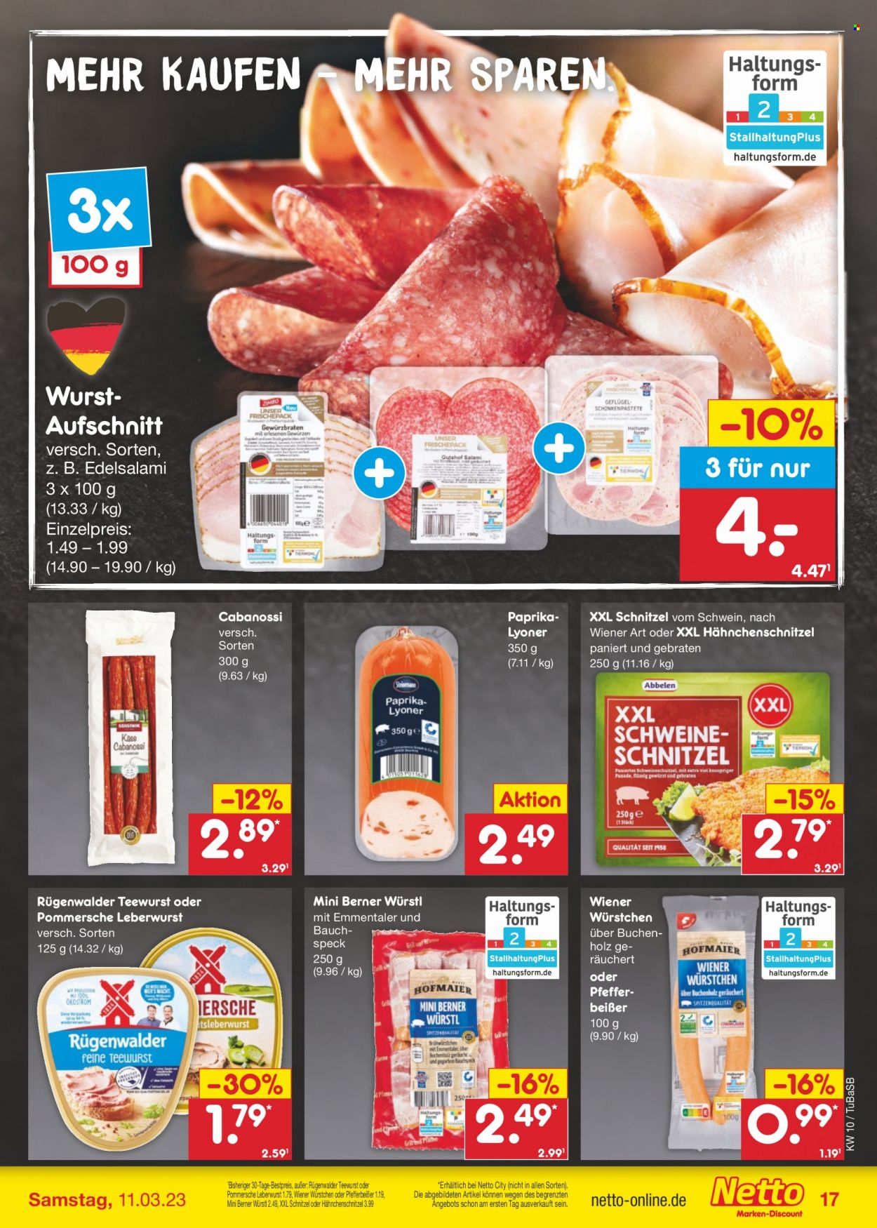 Netto Marken-Discount Prospekte  - 6.03.2023 - 11.03.2023. Seite 17