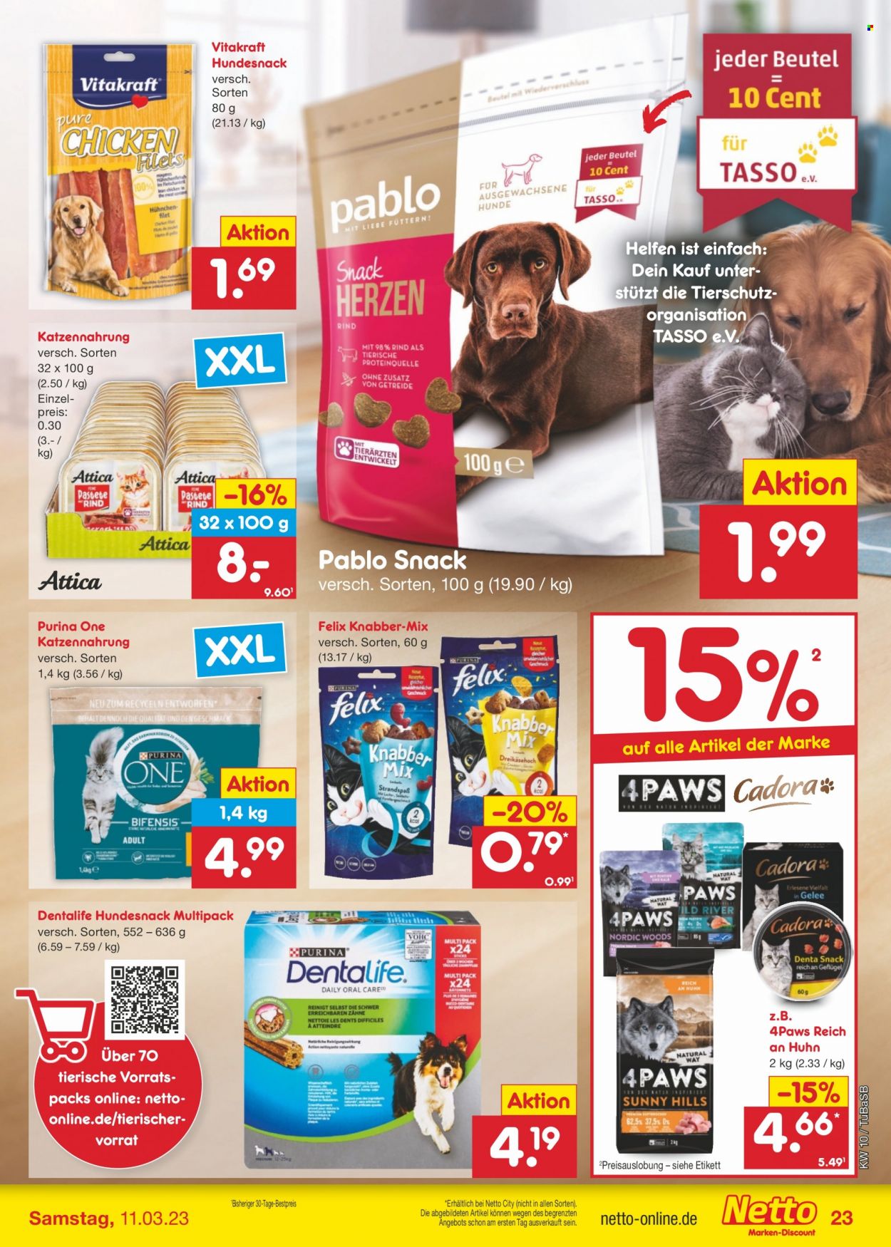 Netto Marken-Discount Prospekte  - 6.03.2023 - 11.03.2023. Seite 23