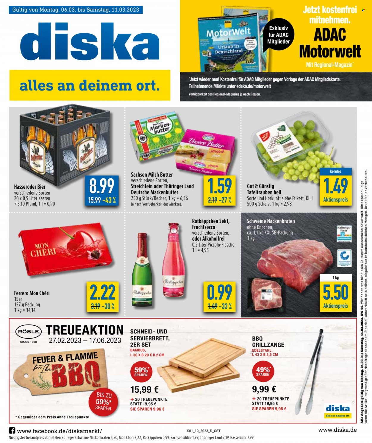 Diska Prospekte  - 6.03.2023 - 11.03.2023. Seite 1