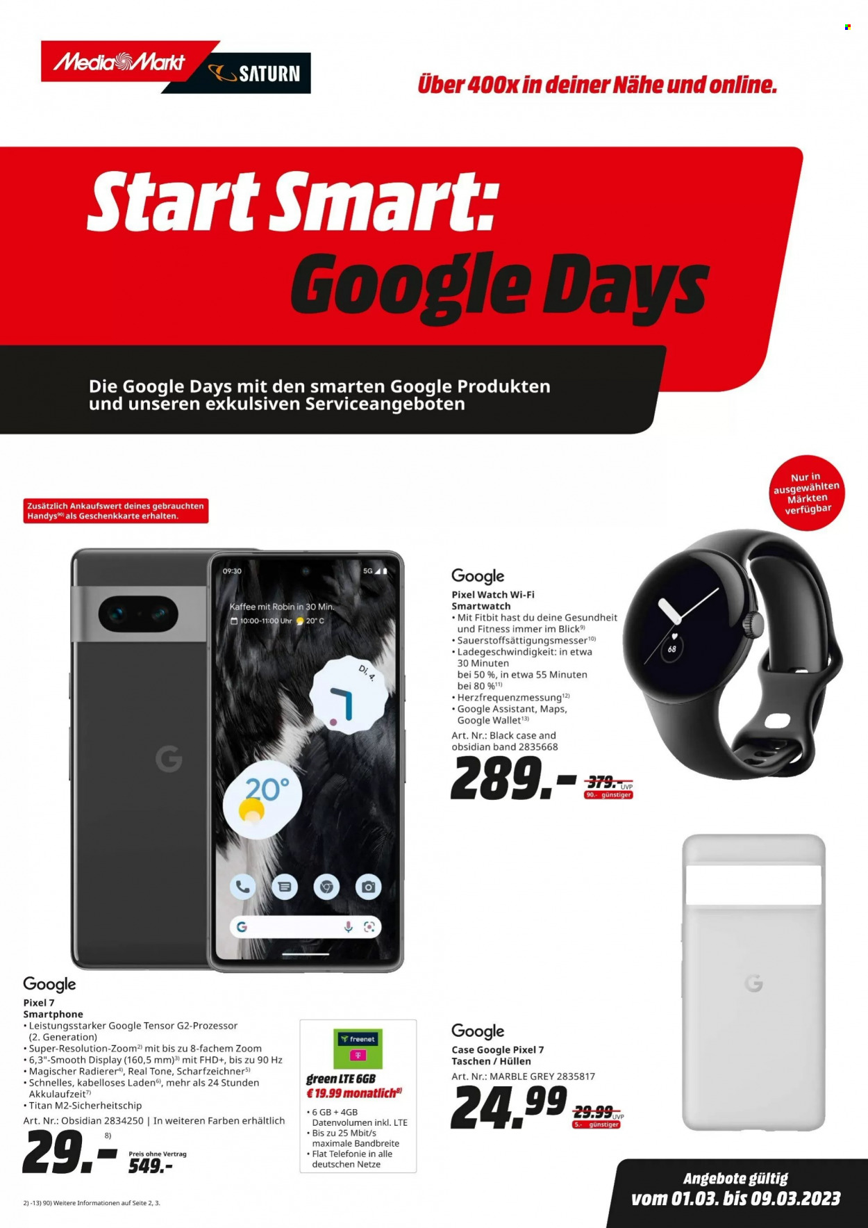 MediaMarkt Prospekte  - 1.03.2023 - 9.03.2023. Seite 1