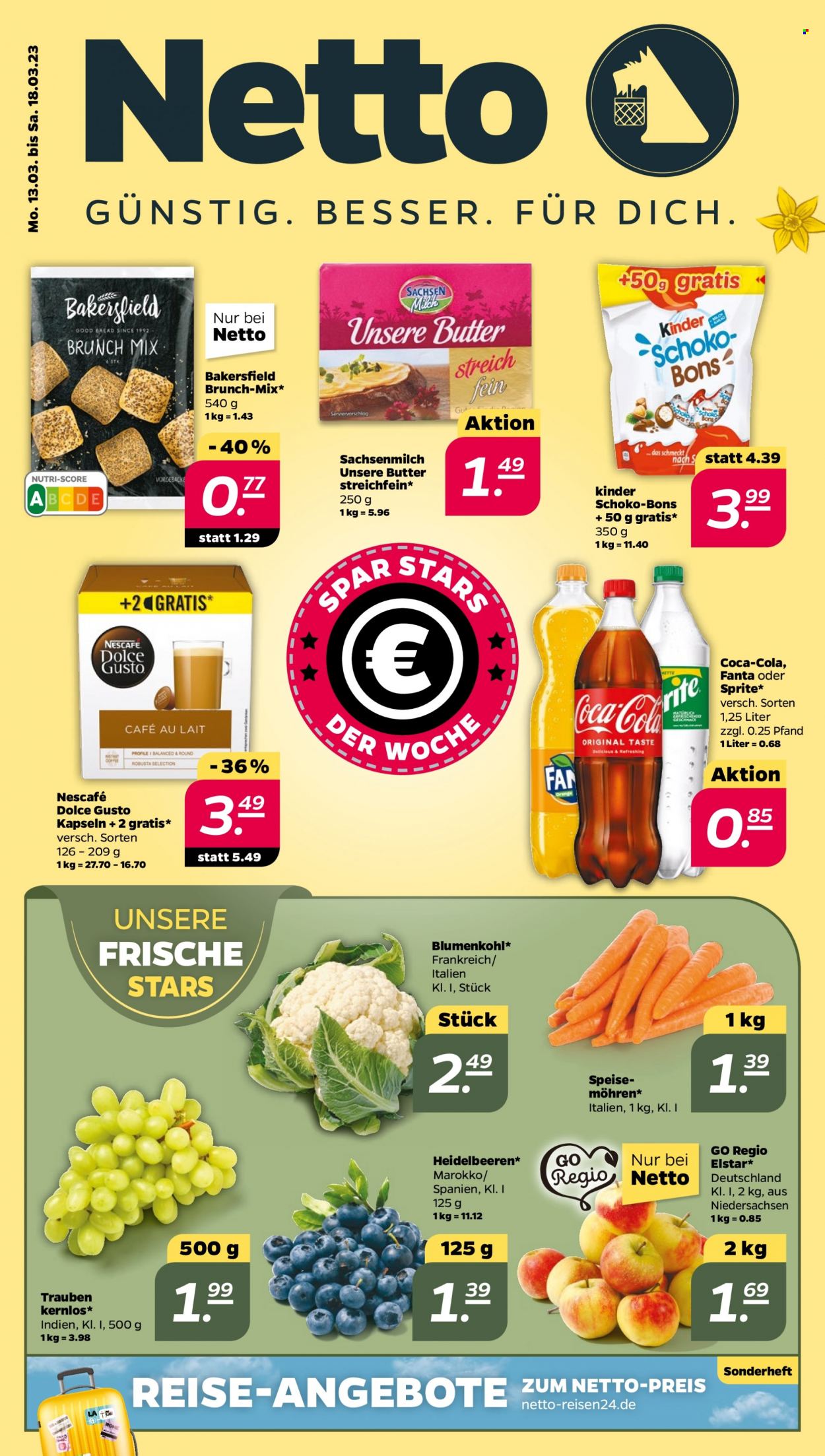 Netto Prospekte  - 13.03.2023 - 18.03.2023. Seite 1